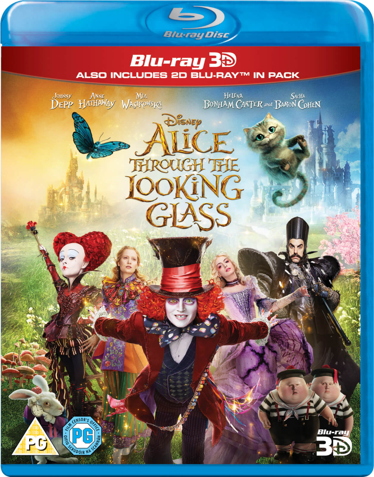 Alice Through The Looking Glass 3d Includes 2d Version Blu Ray