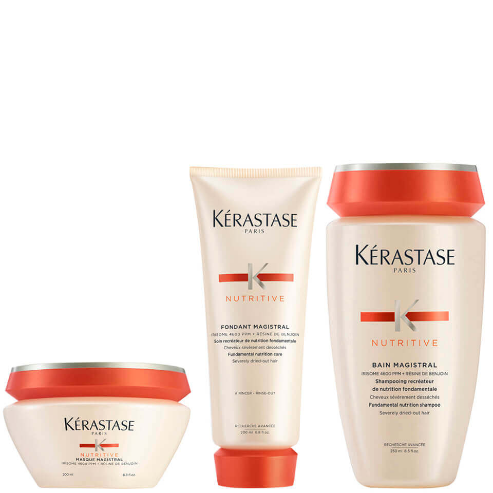 Kerastase Nutritive Fondant Magistral 200 Ml Nutritive Bain Magistral 250 Ml Nutritive Masque Magistral 200 Ml Thehut De Its combination of nutriments and iris rhizome extract protect the hair from oxy. kerastase nutritive fondant magistral 200 ml nutritive bain magistral 250 ml nutritive masque magistral 200 ml