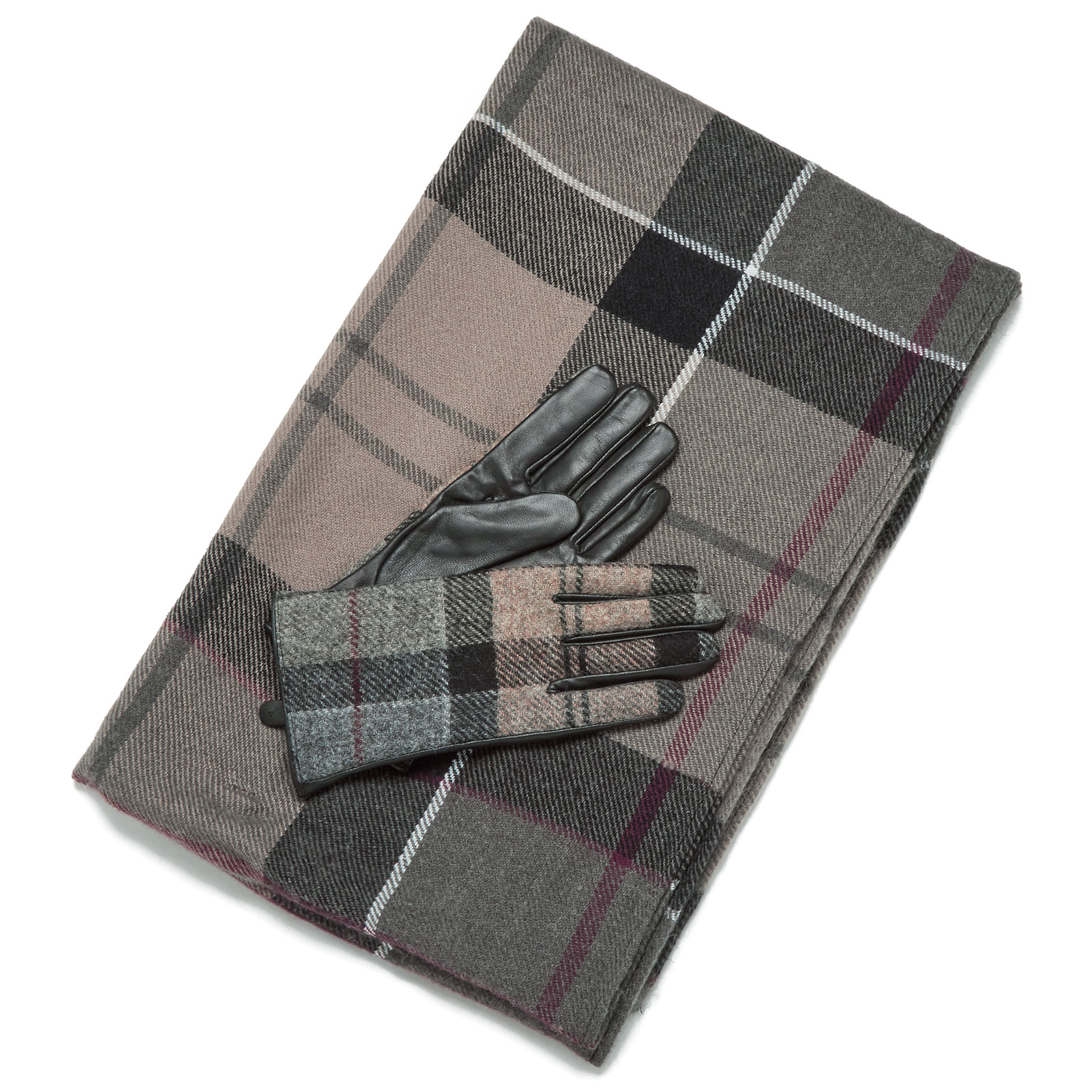barbour mens scarf and glove gift box