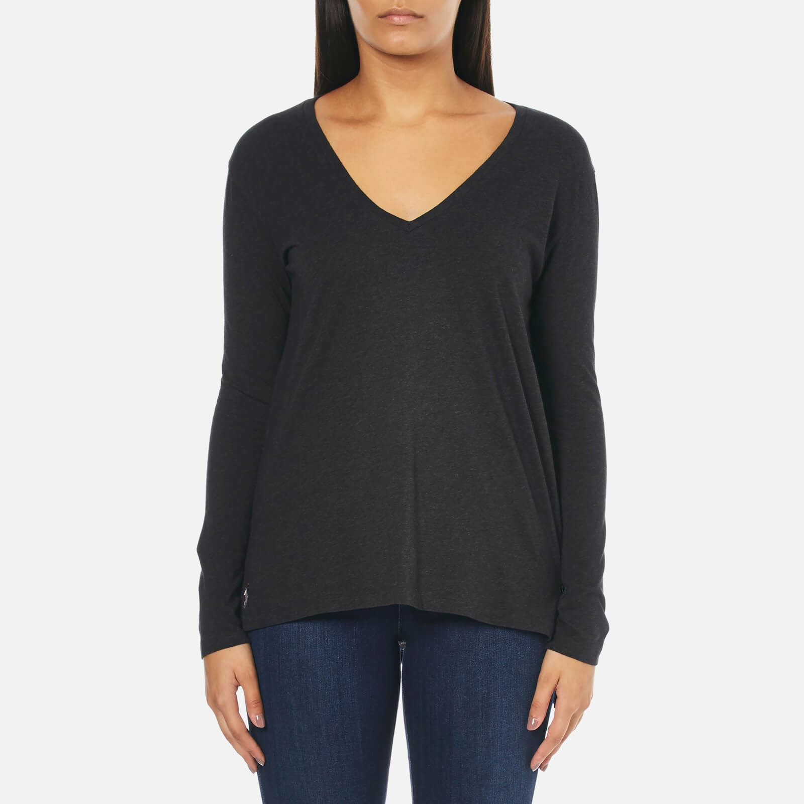 ralph lauren women's v neck long sleeve