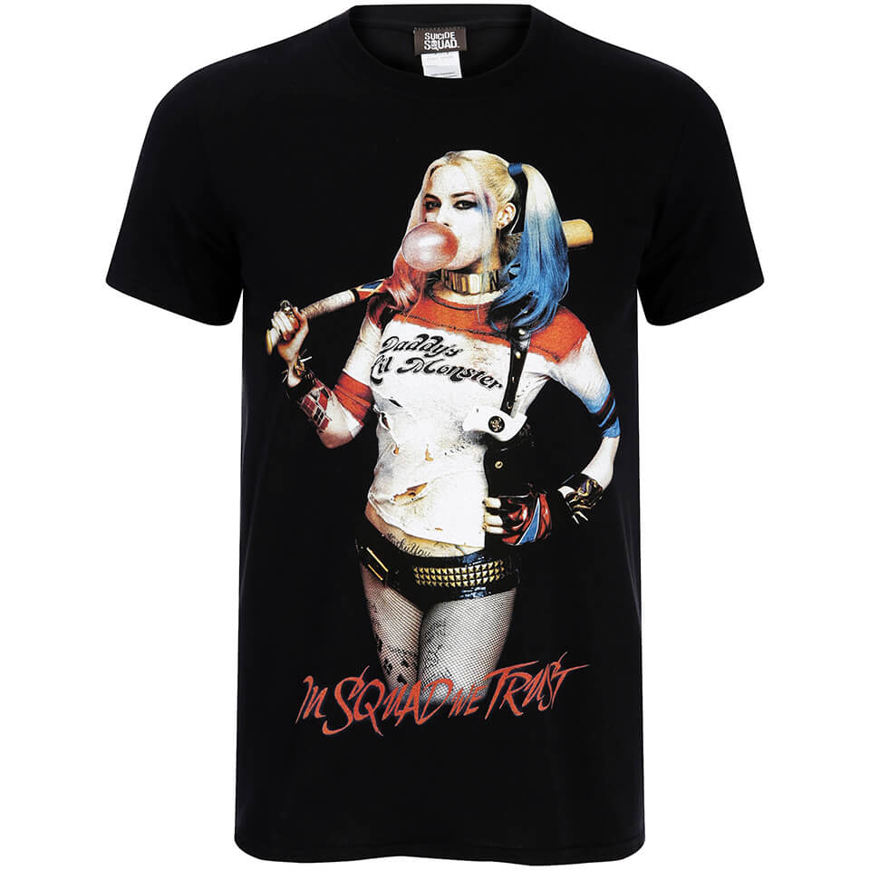 Dc Comics Men S Suicide Squad In Squad We Trust T Shirt Black