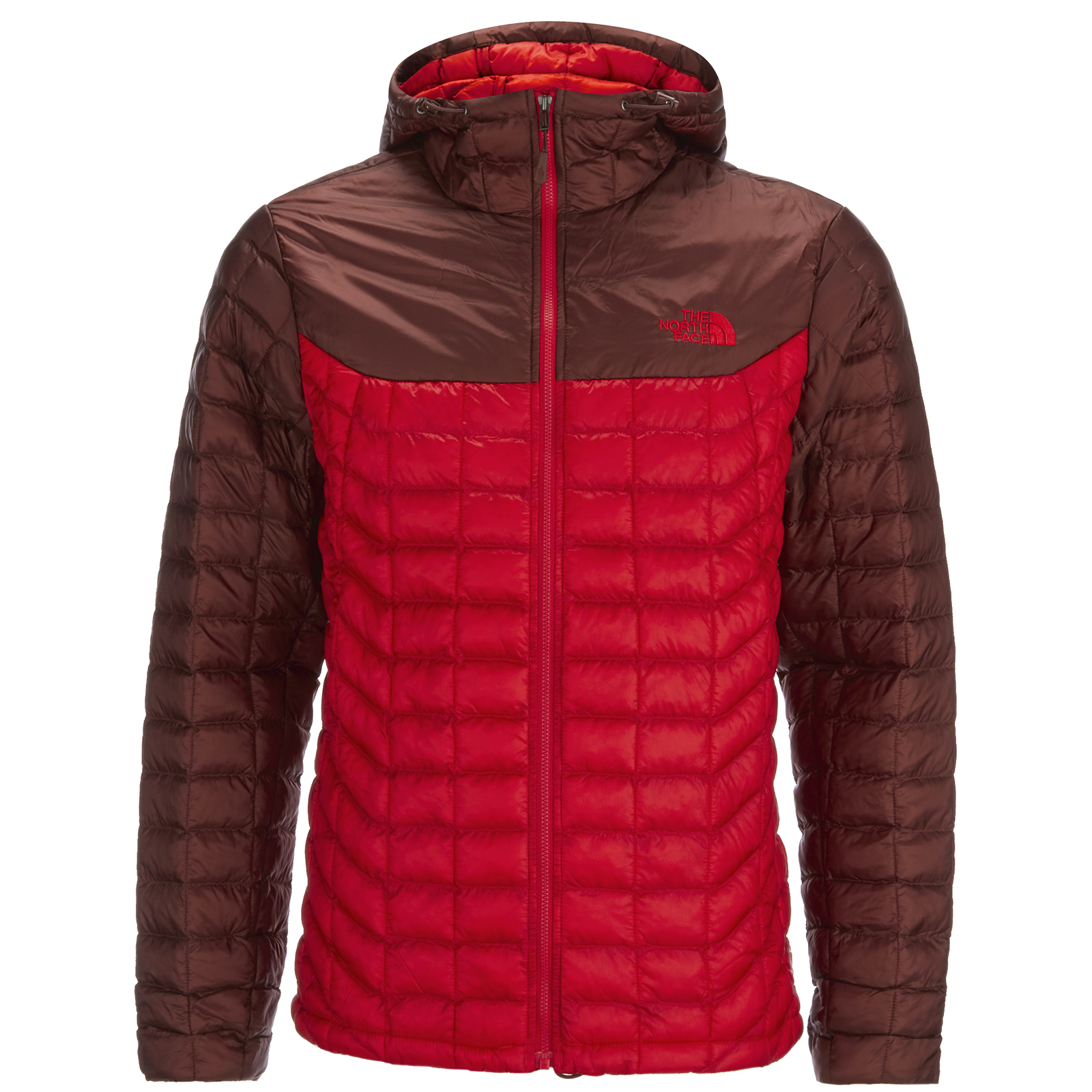 mens red north face coat