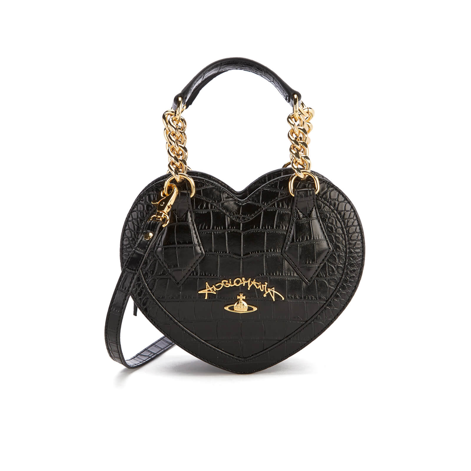vivienne westwood black heart bag