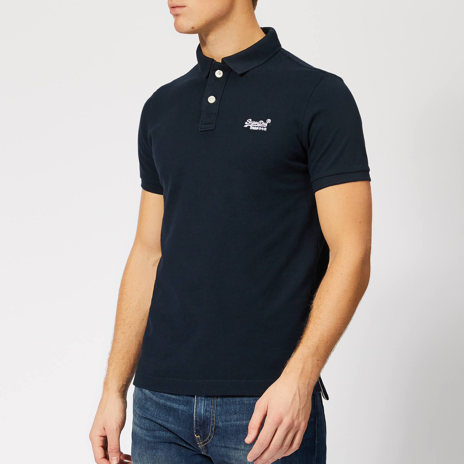 superdry classic pique polo
