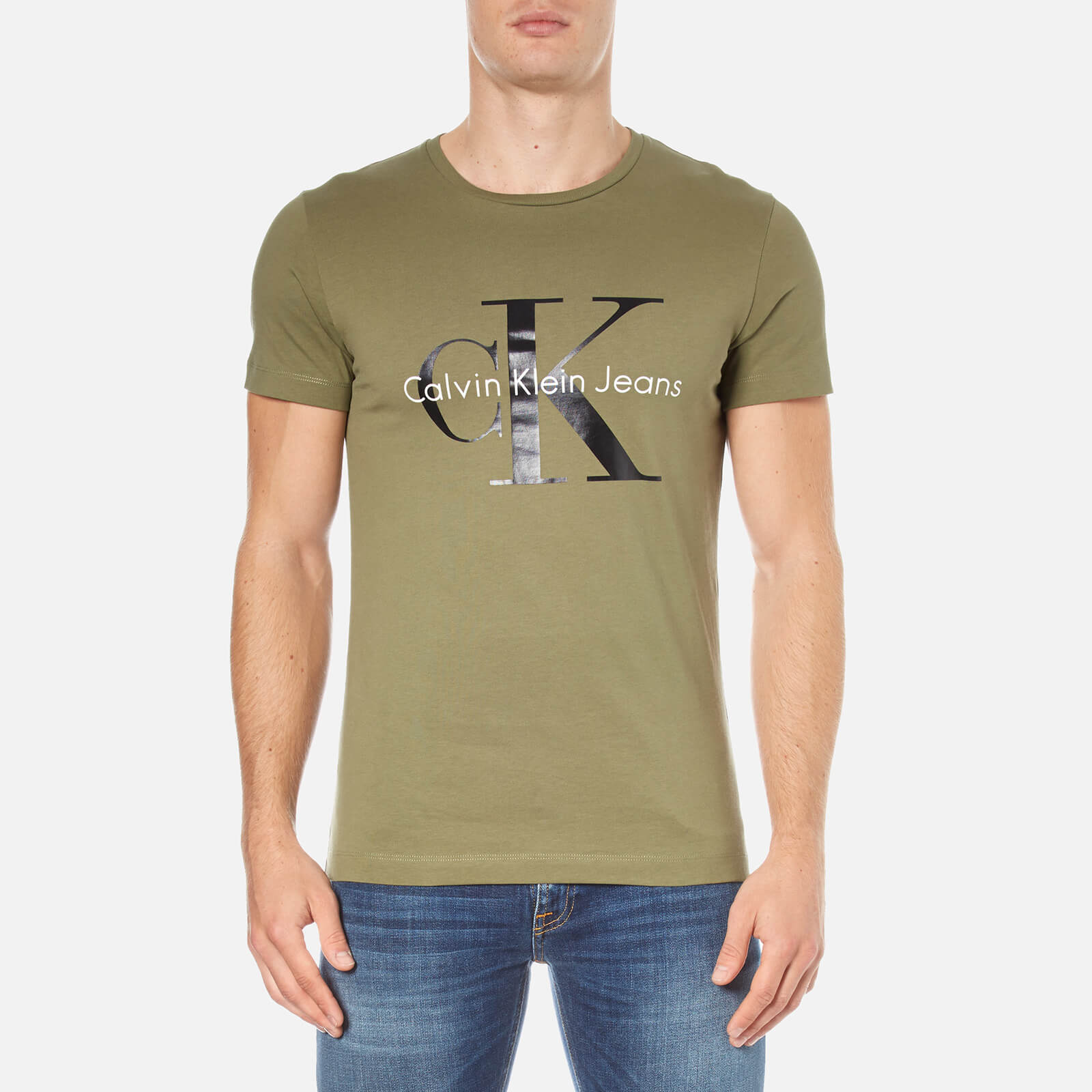 green calvin klein t shirt