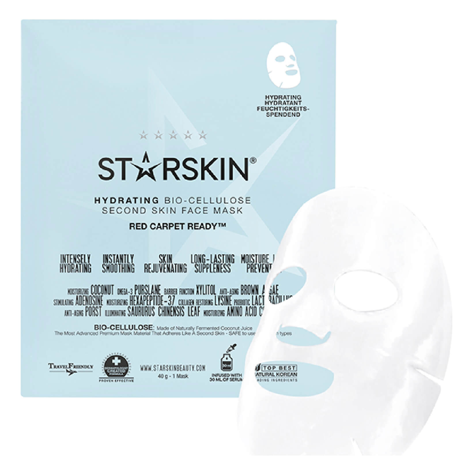 Download Free Starskin Red Carpet Ready Hydrating Coconut Bio Cellulose Second Best Free SVG Cut Files
