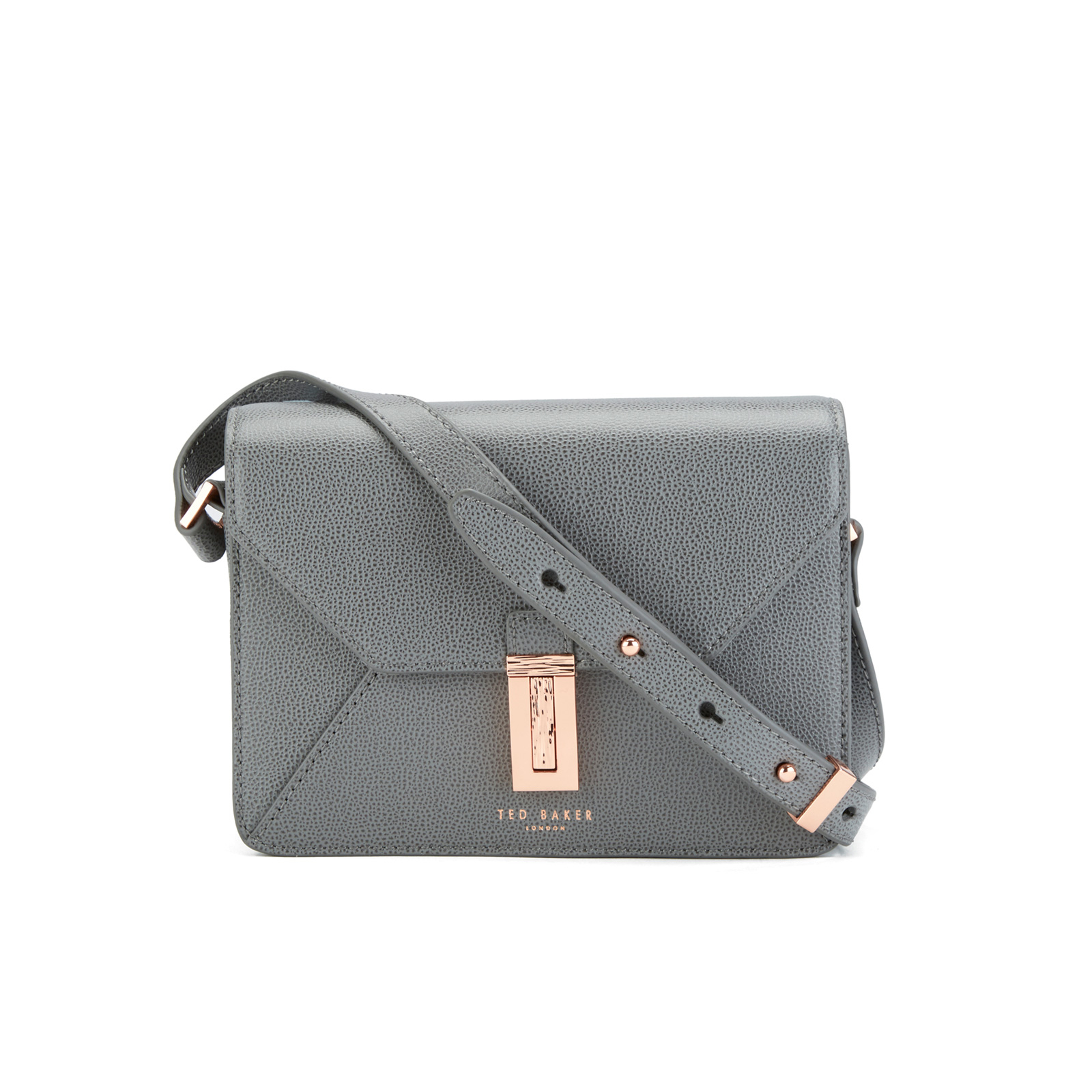 ted baker grey and rose gold bag