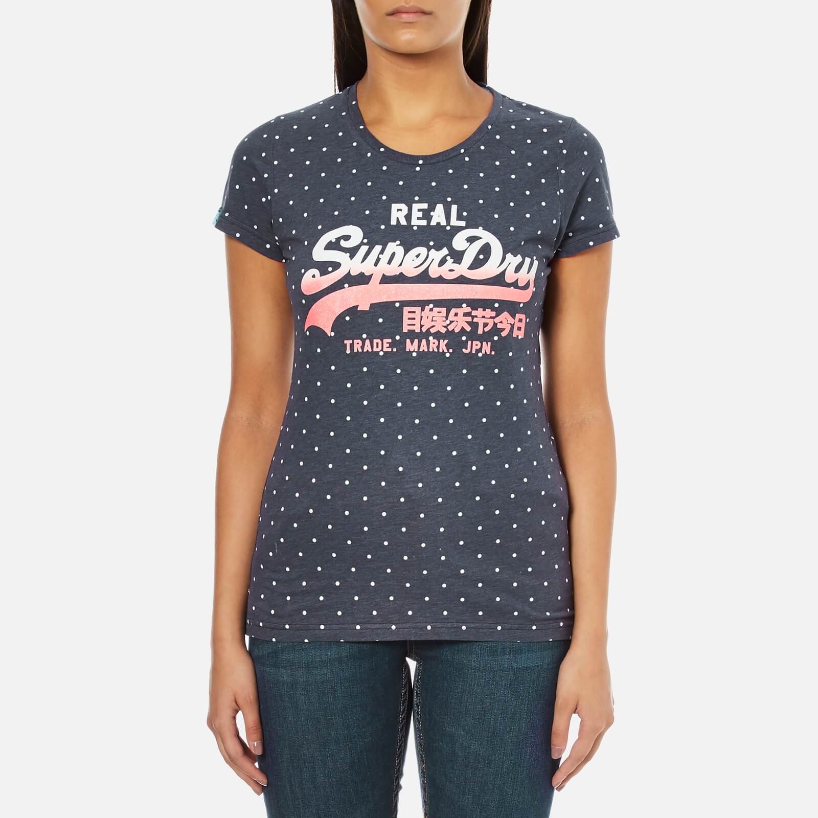 Superdry Vintage Logo Polka Dot All Over Print T-Shirt