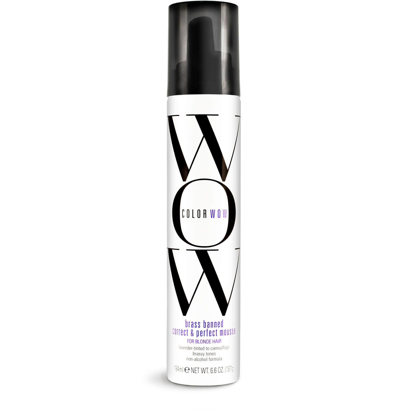 Color Wow Brass Banned Correct And Perfect Mousse For Blonde Hair