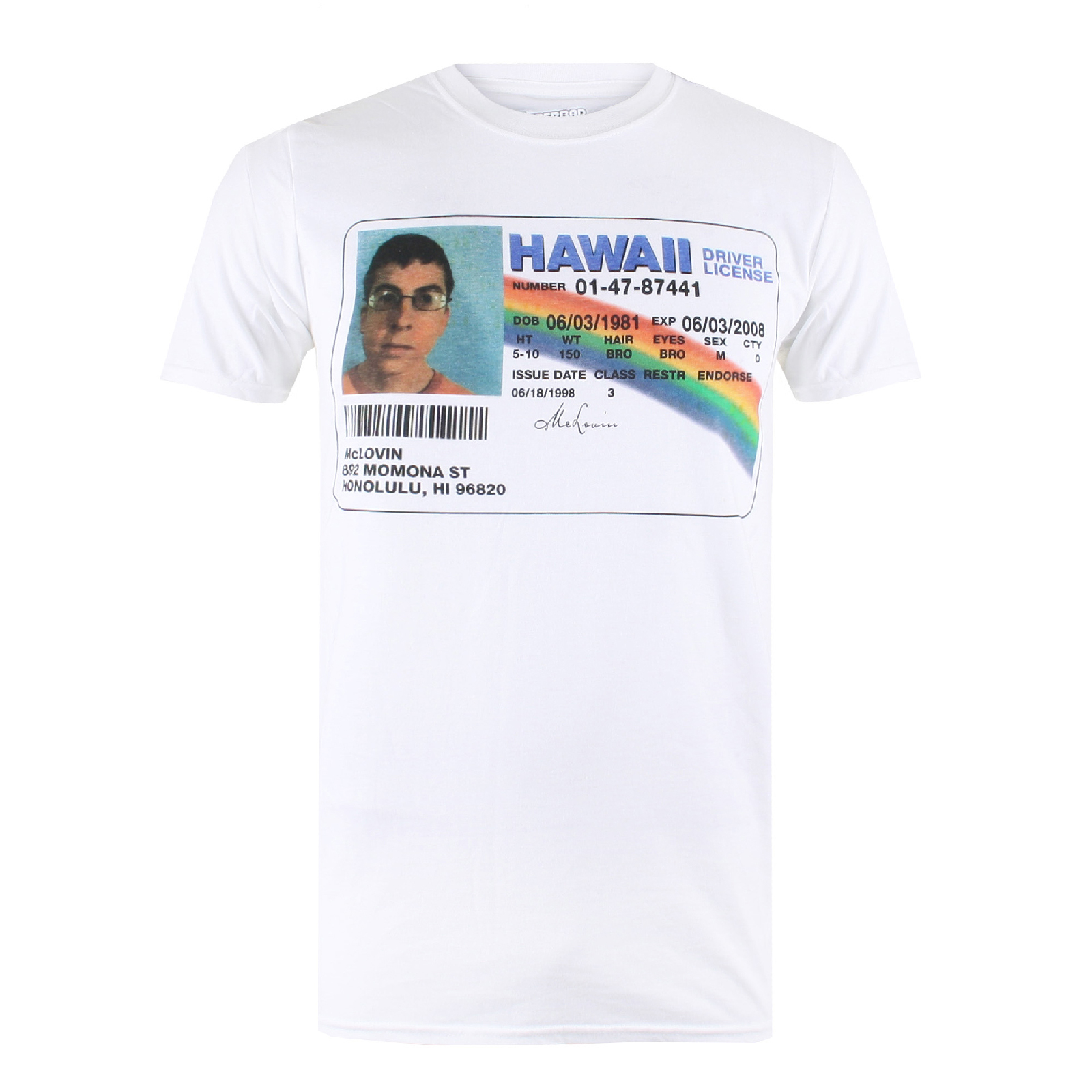 superbad mclovin id shirt