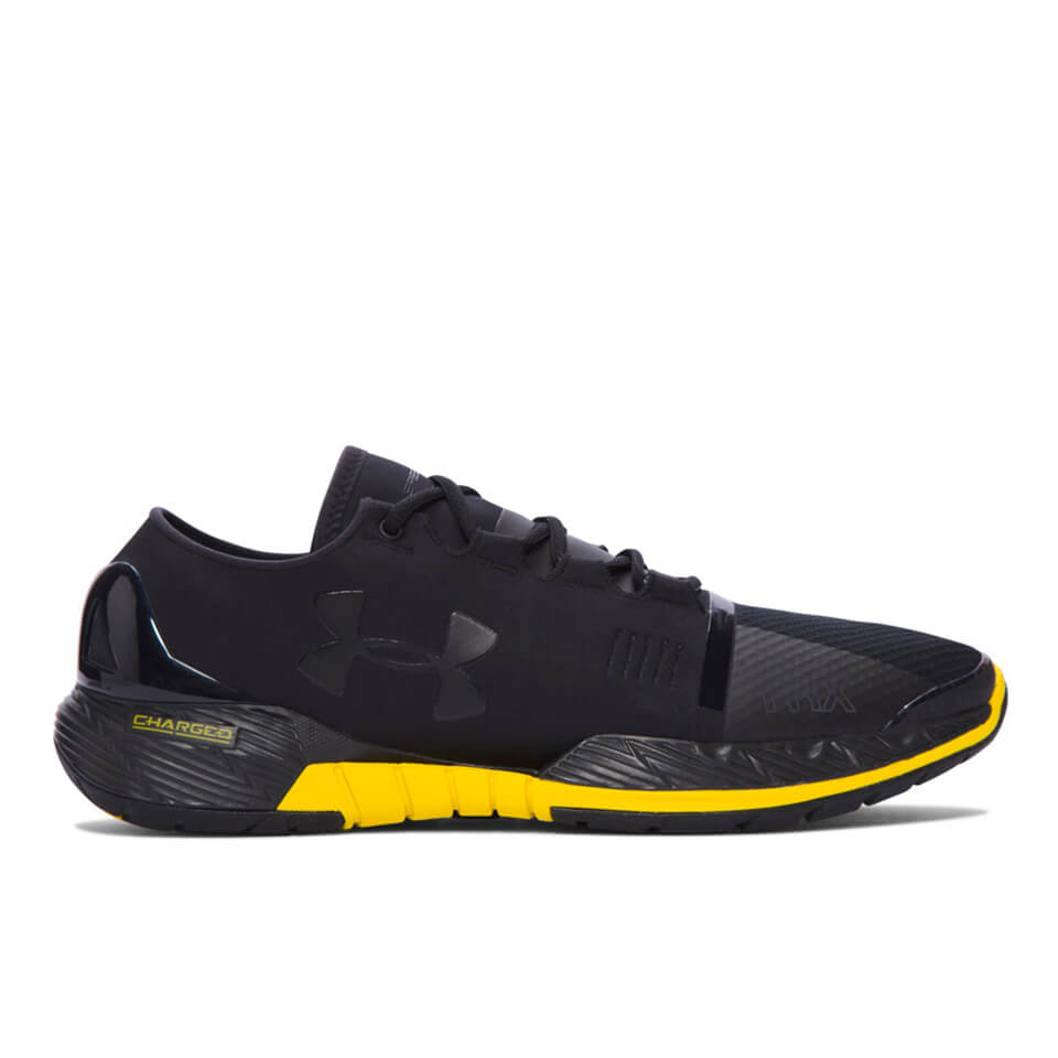 under armour black yellow shoes