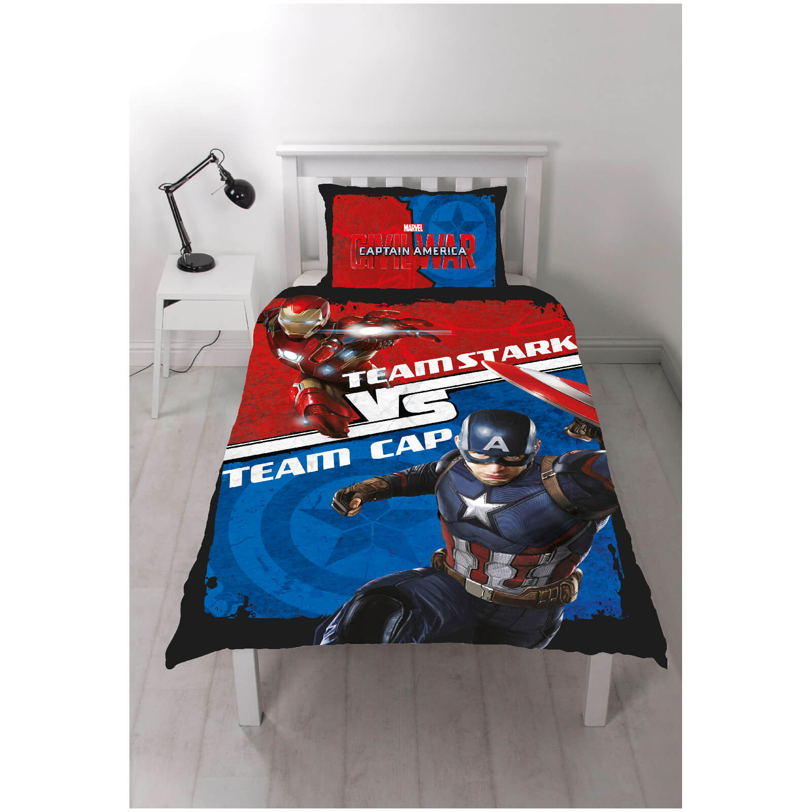 Captain America Civil War Panel Duvet Set Sowia