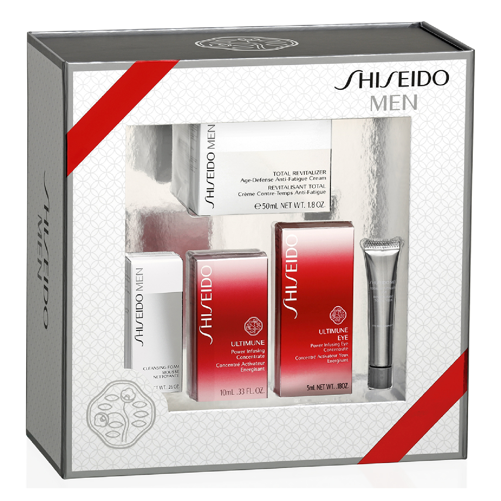 Shiseido Men S Total Revitalizer Cream Kit Worth 112 00 Beautyexpert