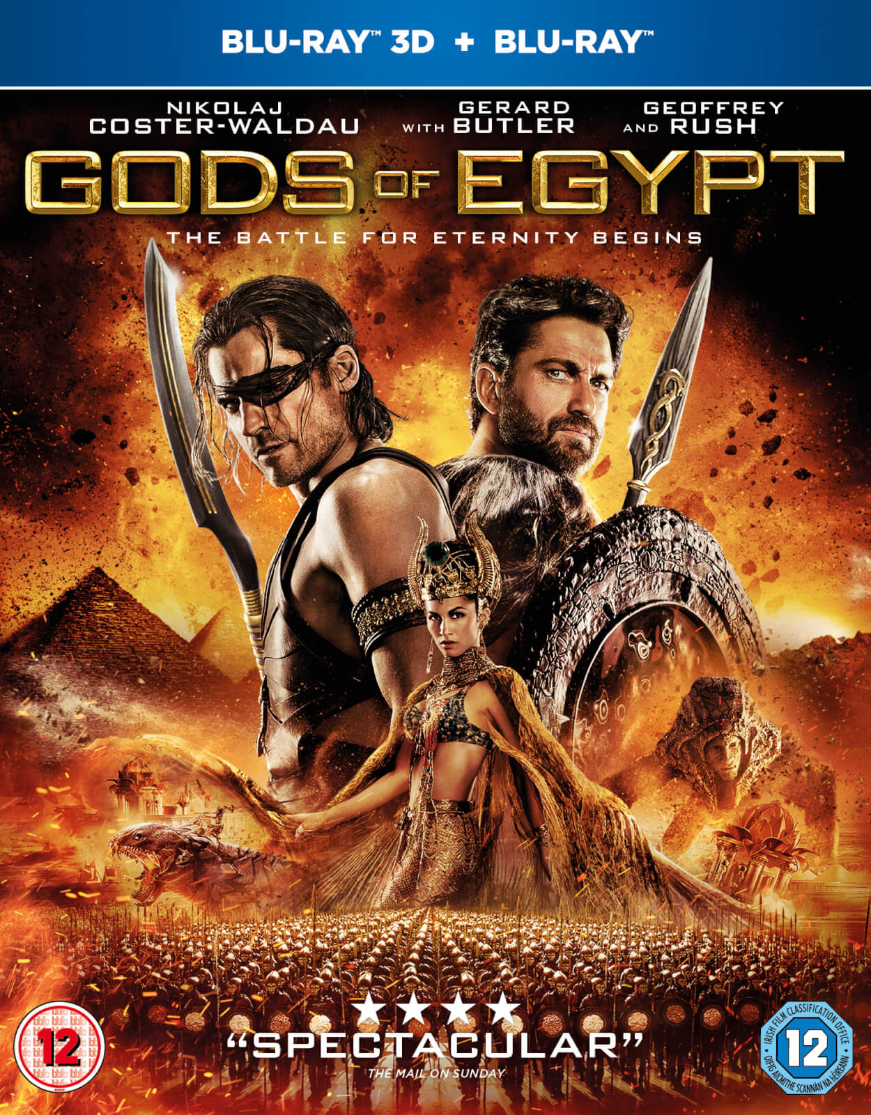 God Of Egypt 3d Includes 2d Version Blu Ray Zavvi Us