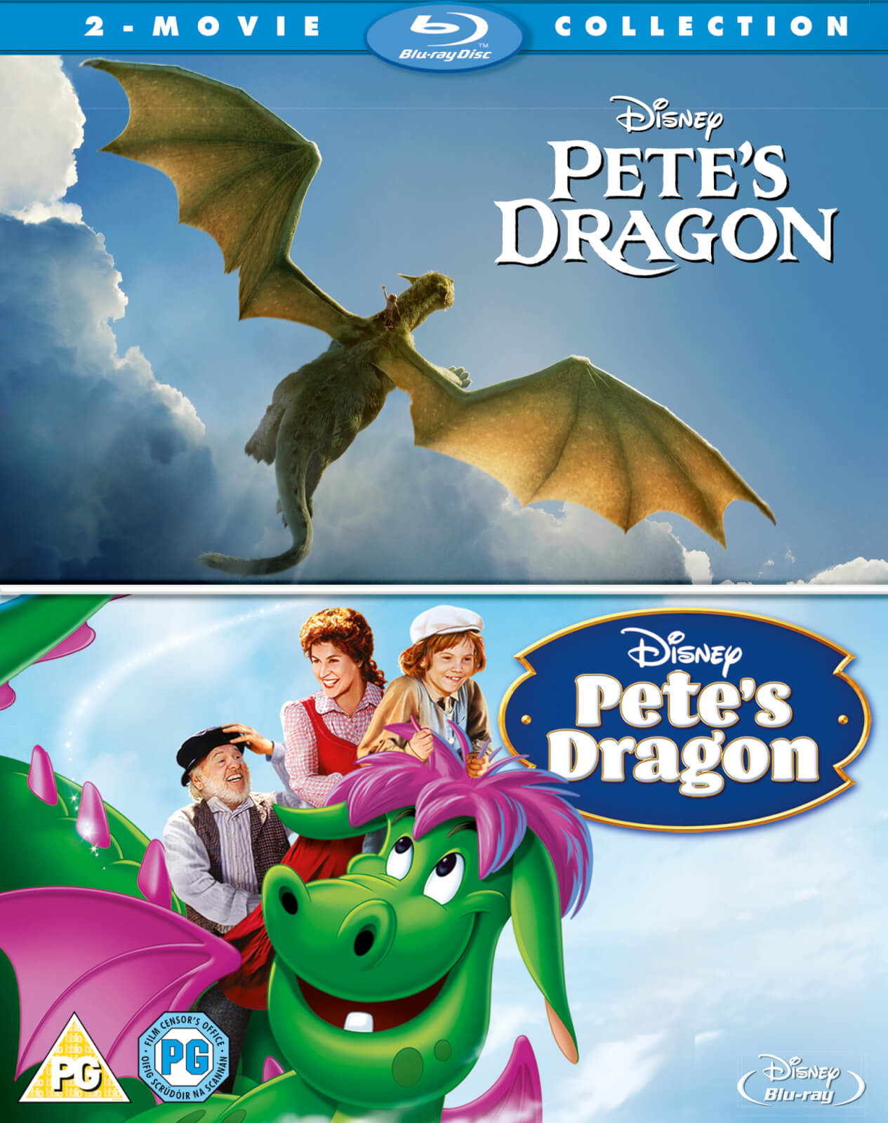 Pete S Dragon Live Action Animation Doublepack Blu Ray Zavvi Us