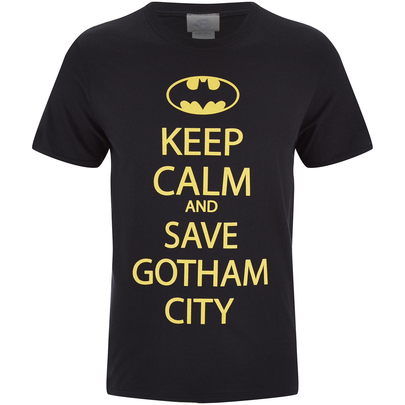 Dc Comics Men S Batman Keep Calm T Shirt Black