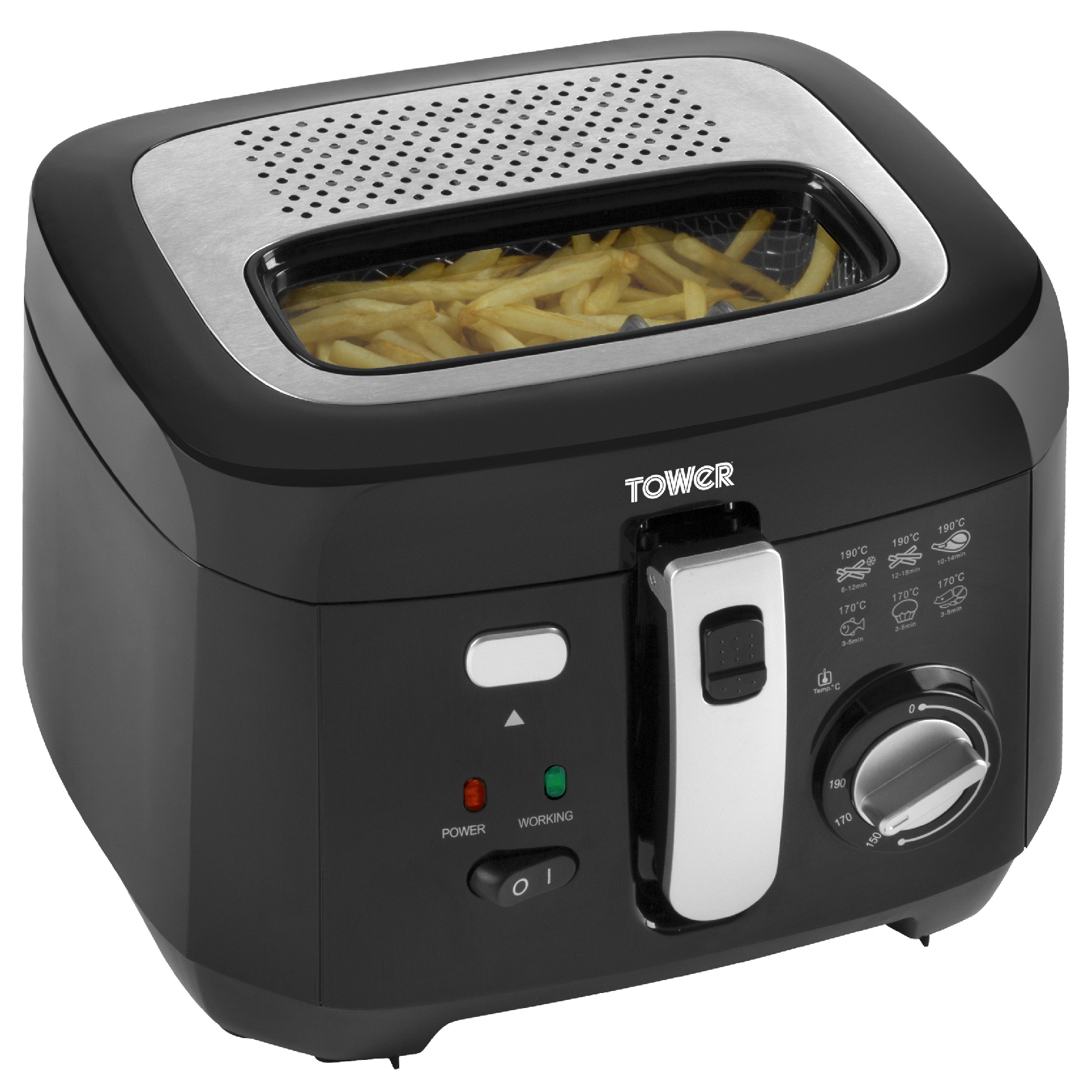 Tower T17006 2.5L Deep Fat Fryer Black IWOOT