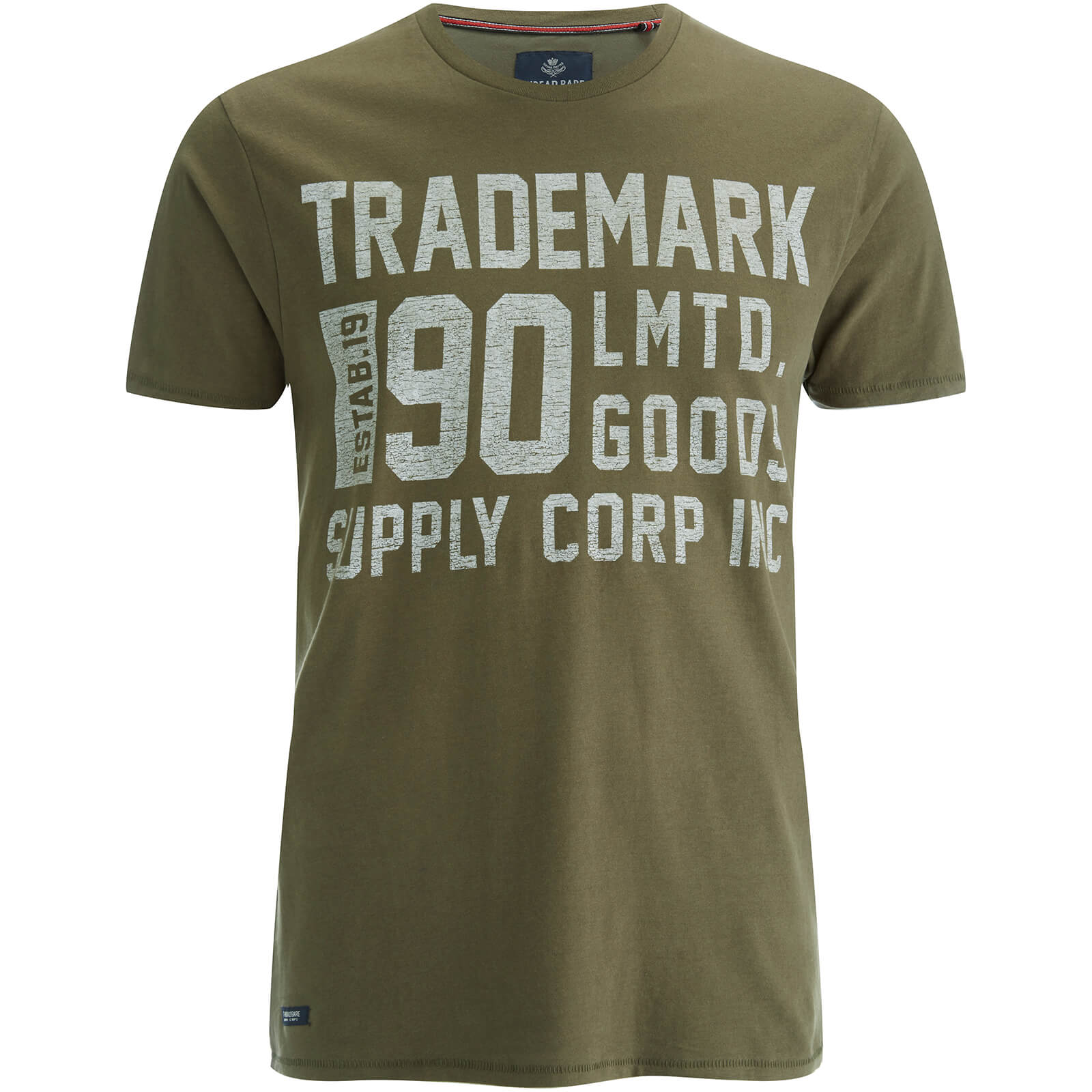 Threadbare Men S Palm T Shirt Khaki Clothing Zavvi Us