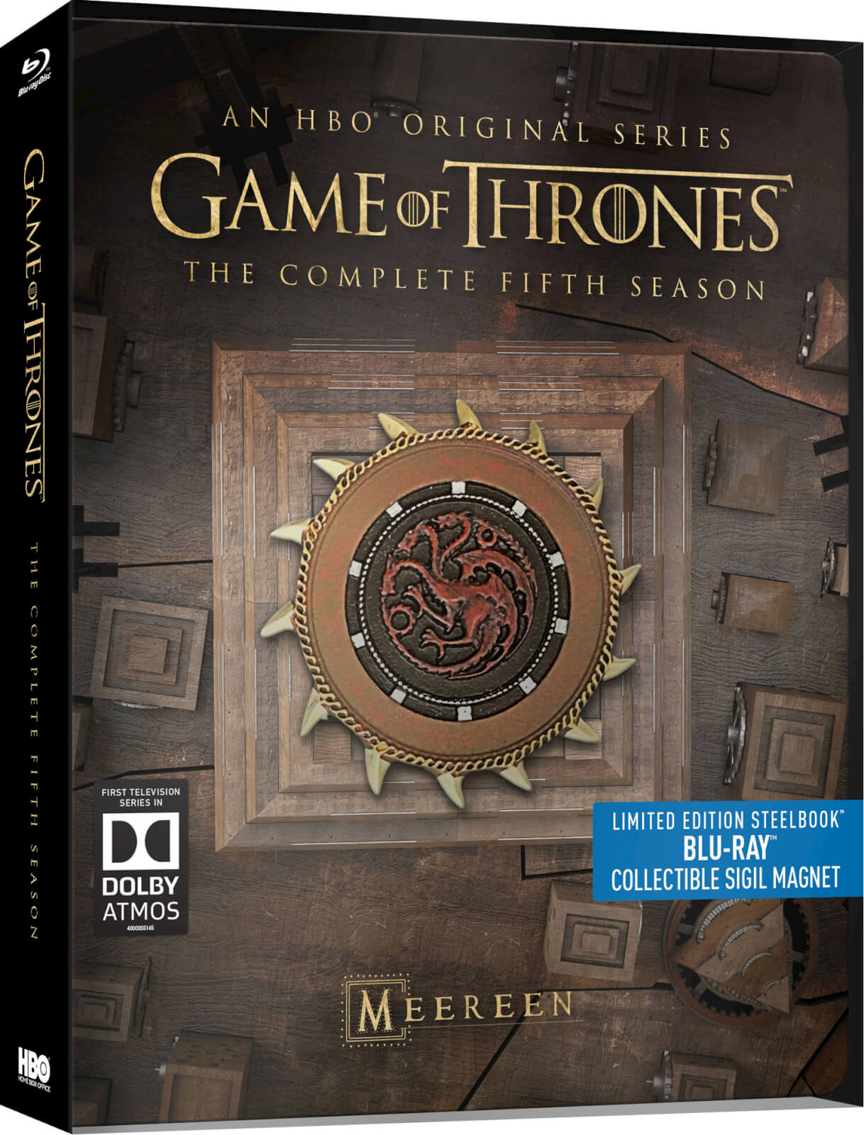 Game of Thrones Season 5 Steelbook Bluray Zavvi