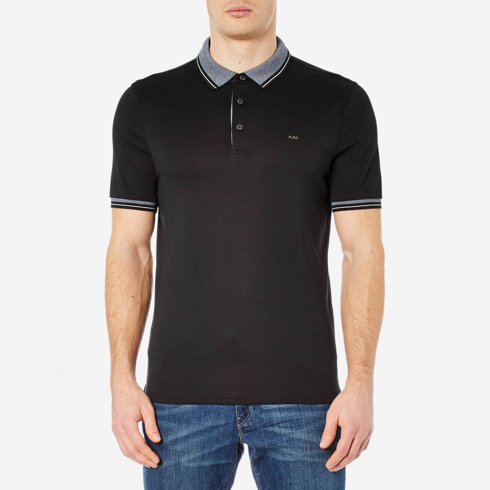 michael kors polo mens white