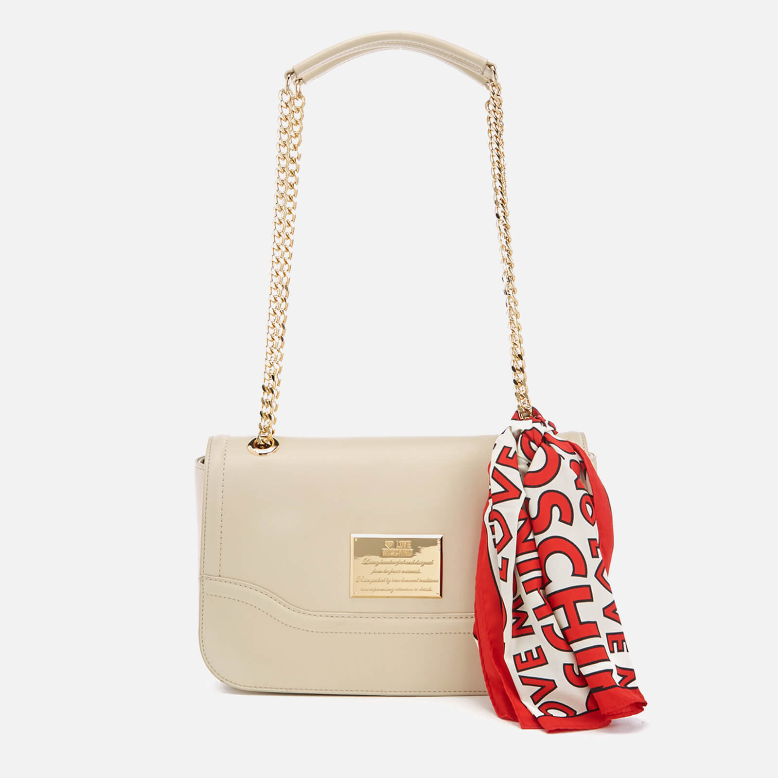 love moschino cream bag
