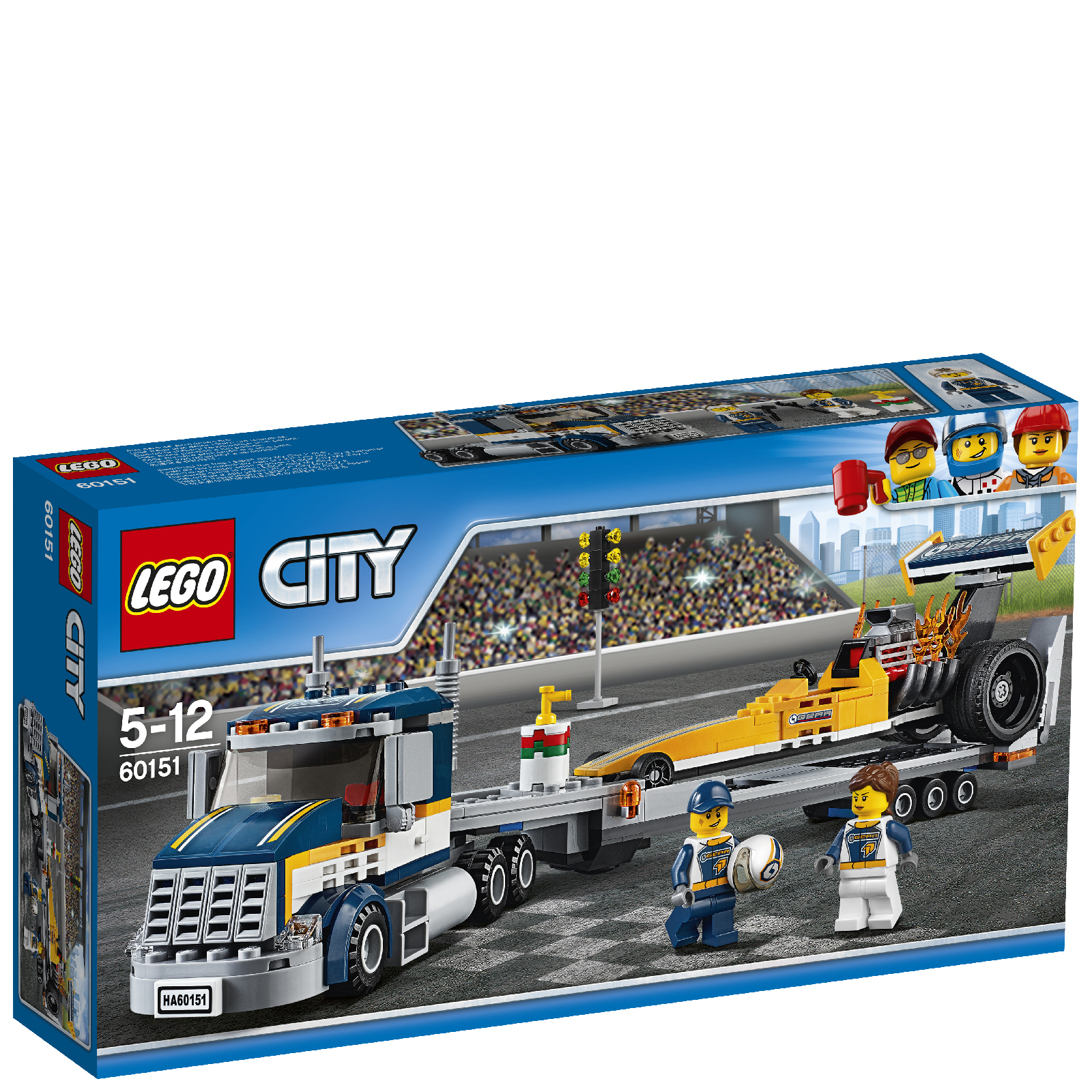 lego city 60151 dragster transporter