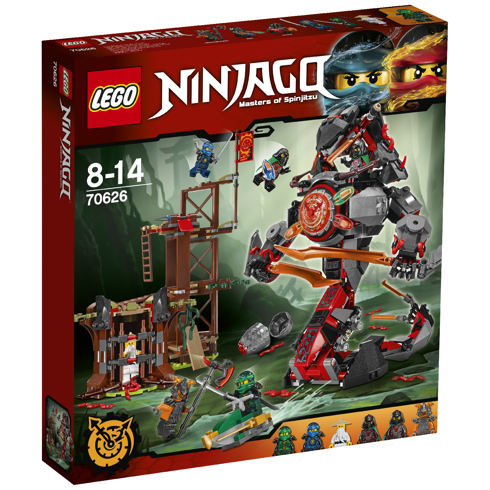 lego ninjago dawn of iron doom 70626