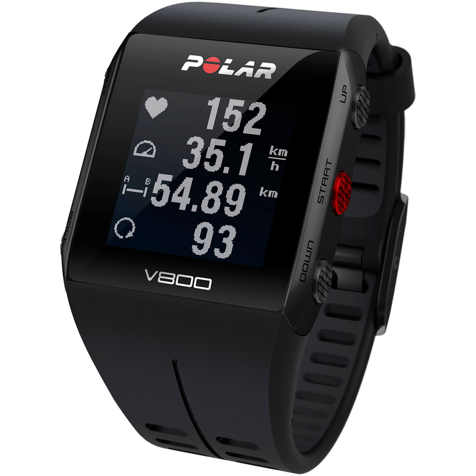 Polar V800 GPS Sports Watch - Black | ProBikeKit UK