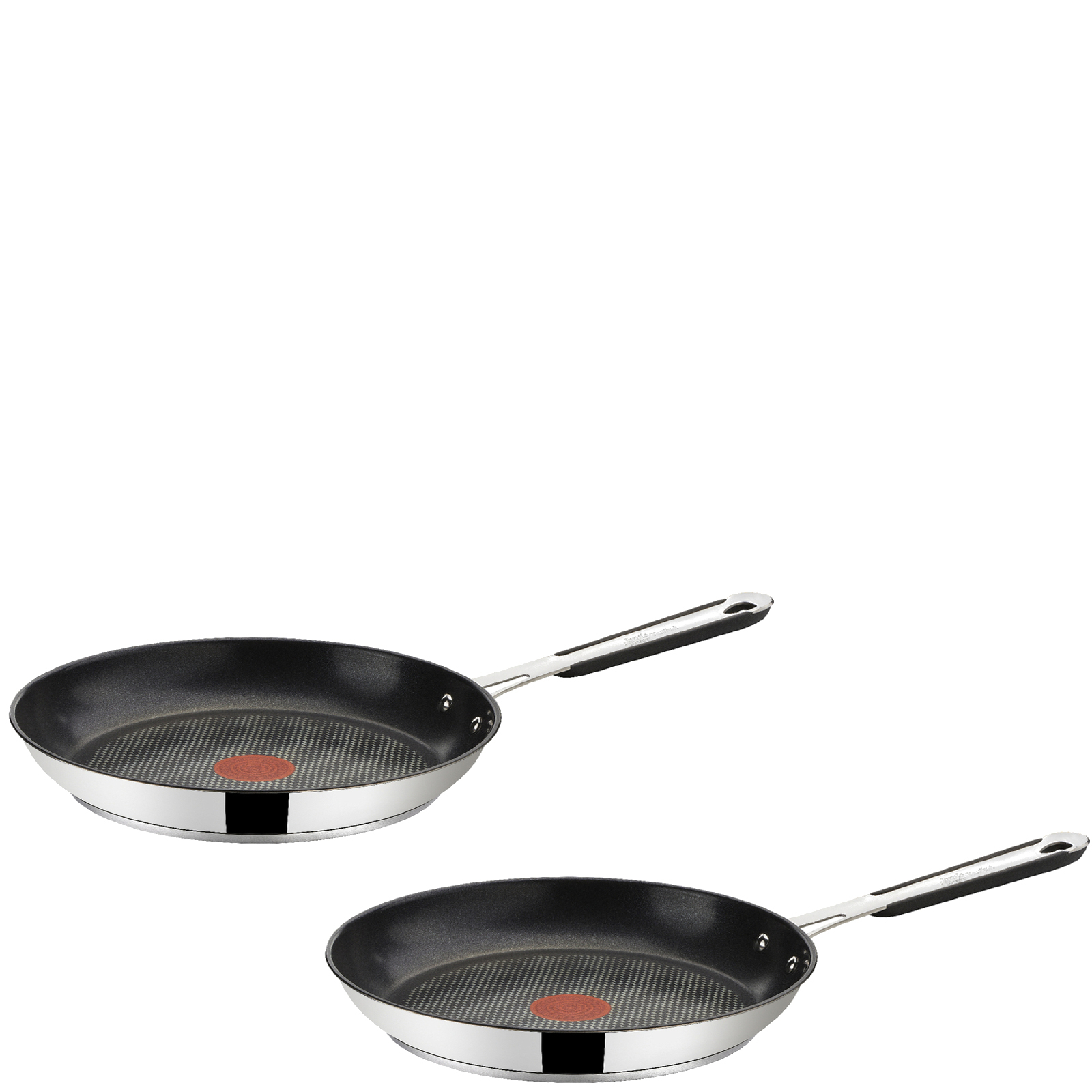 Jamie Oliver by Tefal Stainless Steel 2 Piece Frying Pan Set 24cm