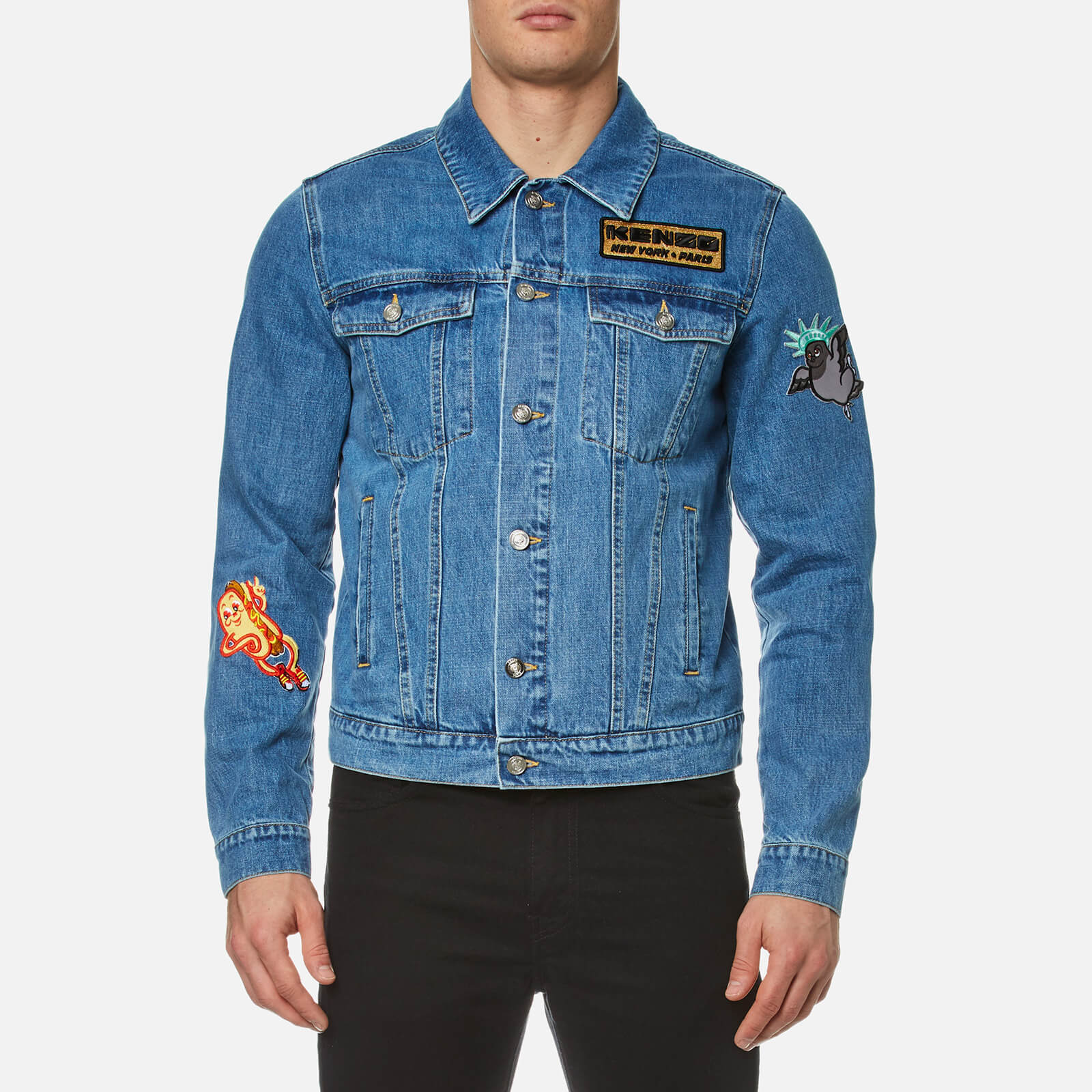 kenzo denim jacket mens