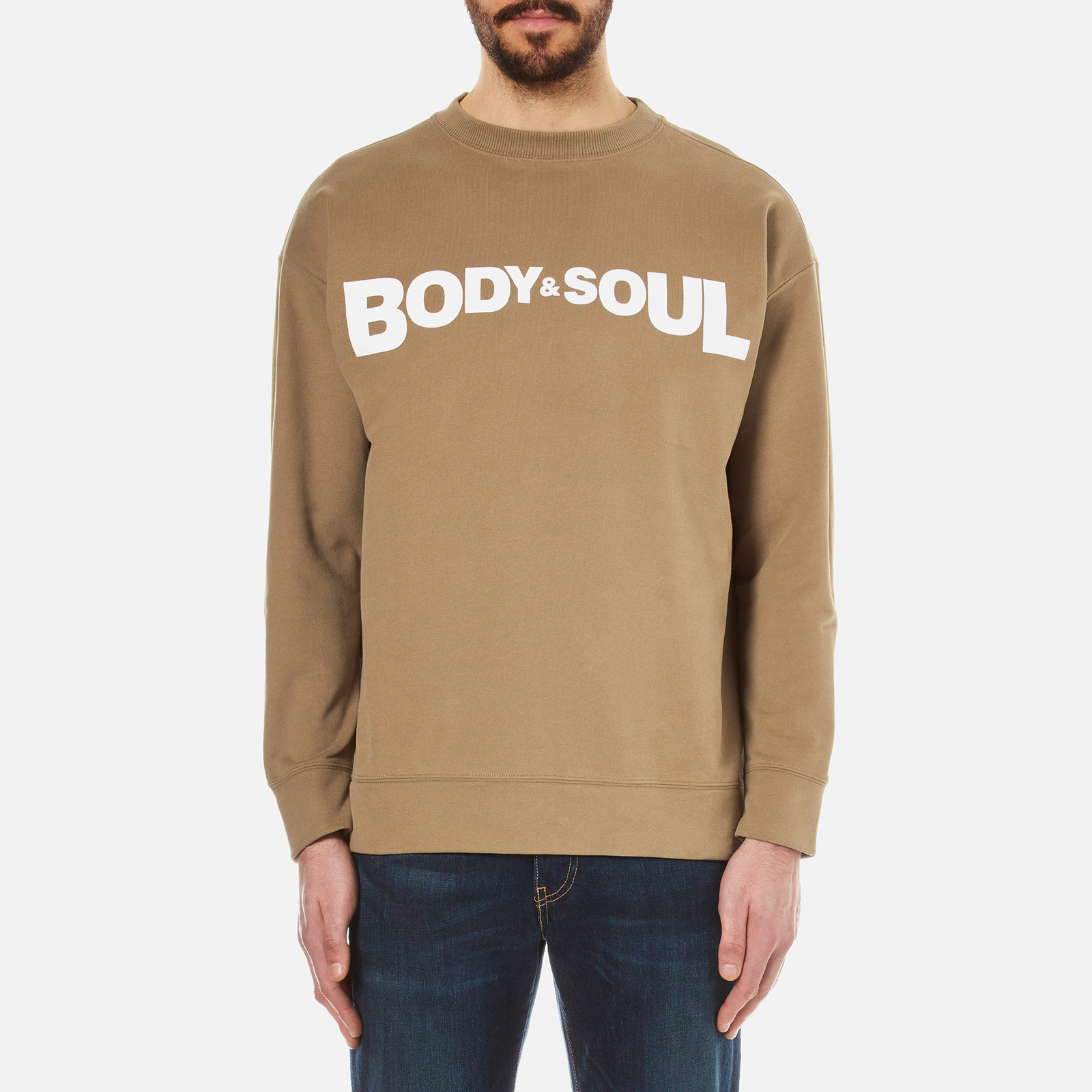 Kenzo Men S Body And Soul Sweatshirt Camel Free Uk Delivery Available
