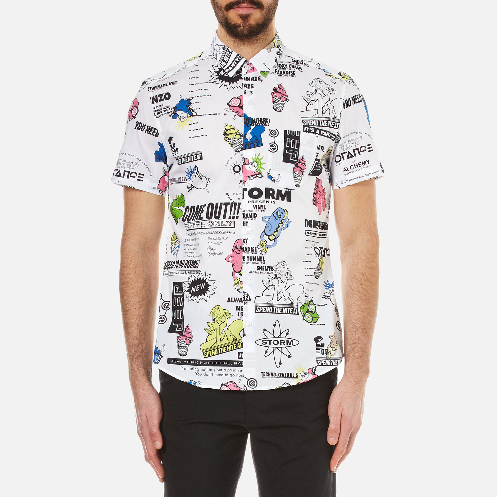 kenzo short sleeve shirt