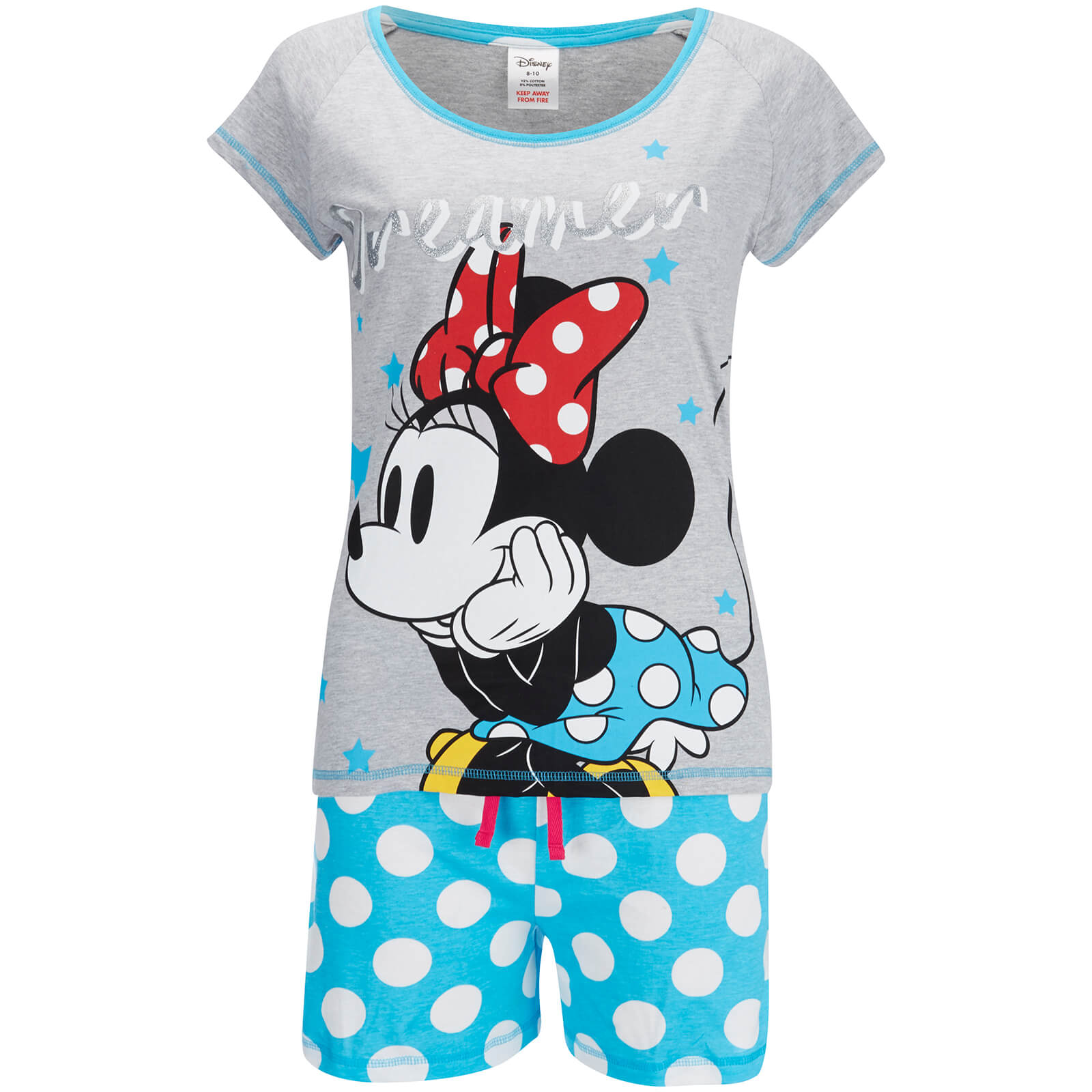 Disney Women's Mini Mouse Shorts Pyjamas Blue