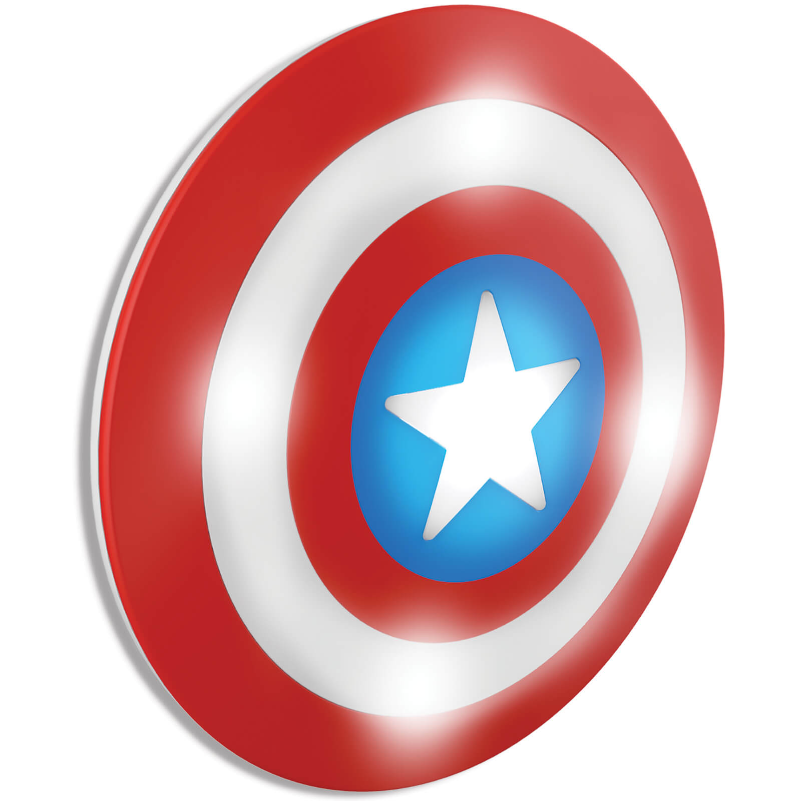 Marvel 3d Wall Light Captain America Shield Pop In A Box Us