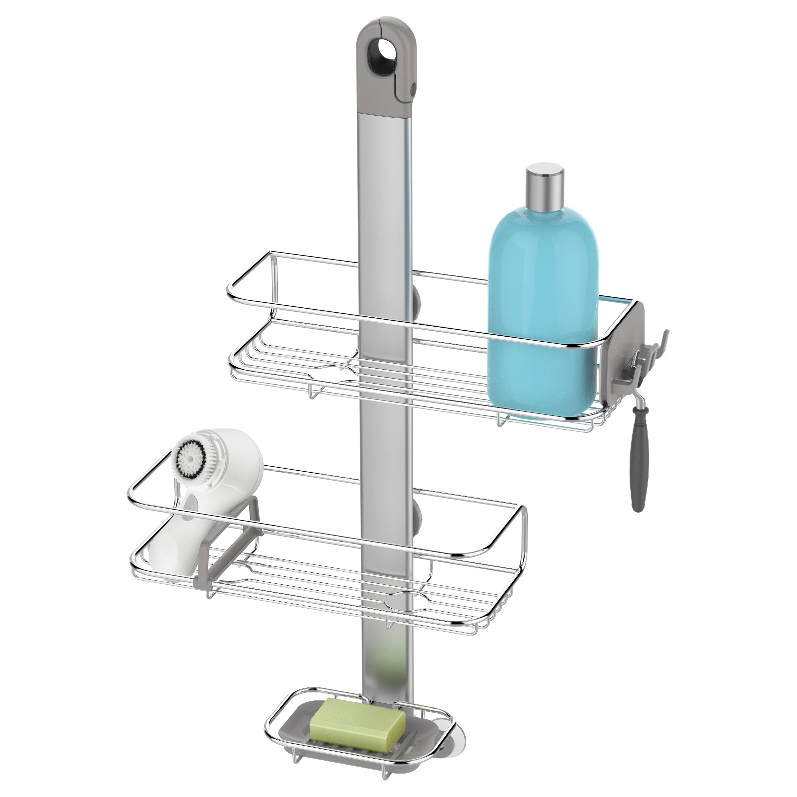 simplehuman Adjustable Stainless Steel Shower Caddy IWOOT