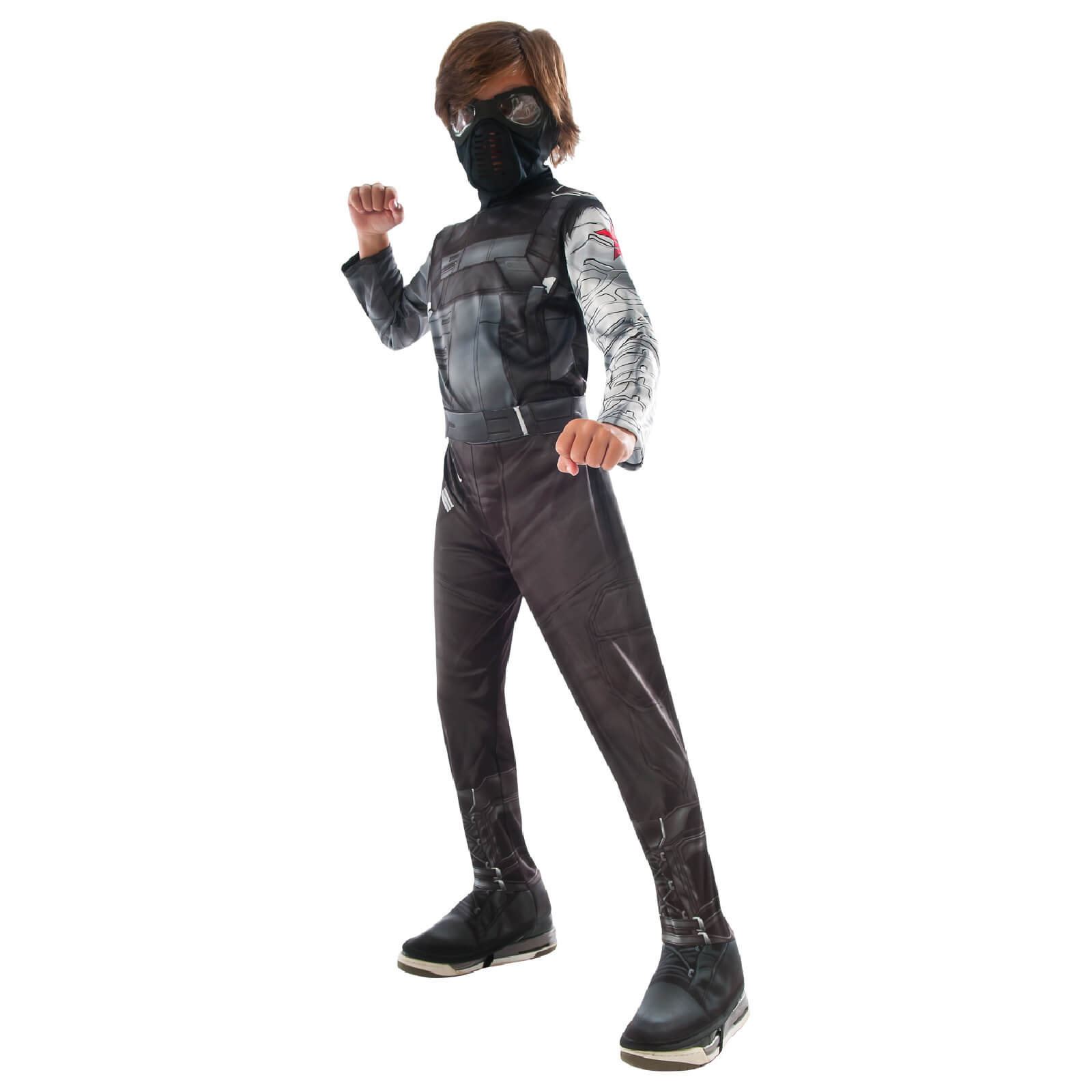 Marvel Boys Captain America Winter Soldier Fancy Dress Costume