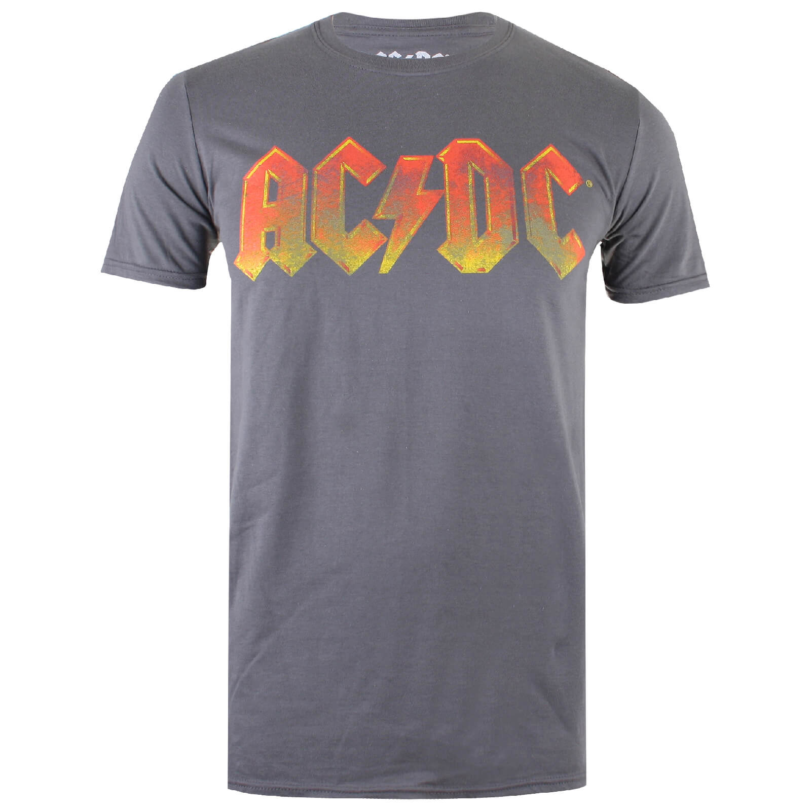 ACDC Herren Gradient Logo T-Shirt - Grau Merchandise | Zavvi.de