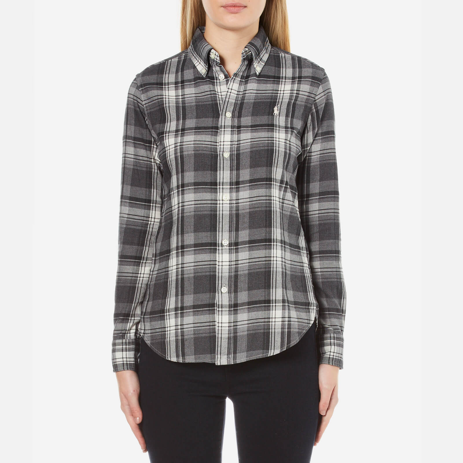 polo ralph lauren women's plaid shirt