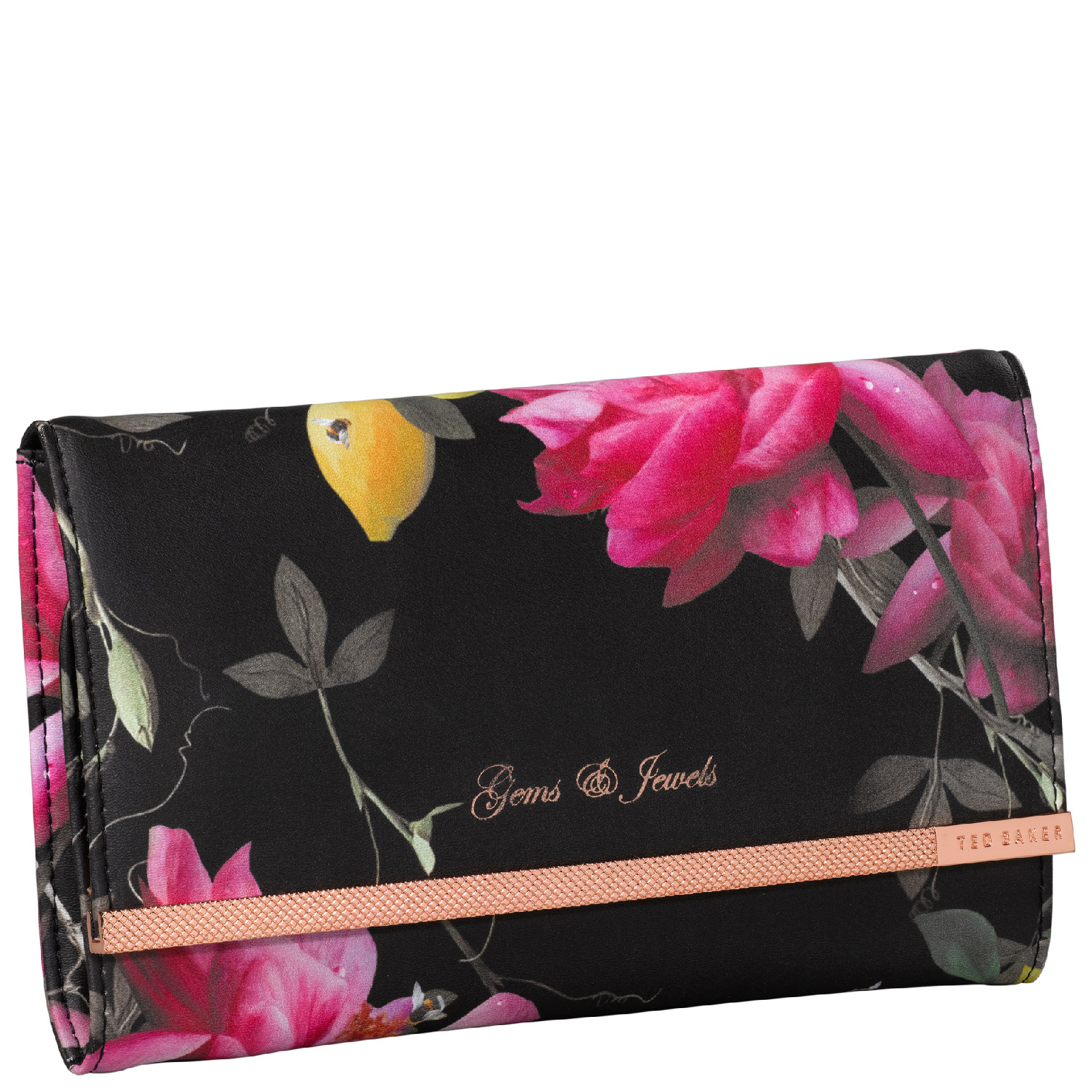Ted Baker Black Jewellery Roll Citrus Bloom Range Traditional Gifts Thehut Com