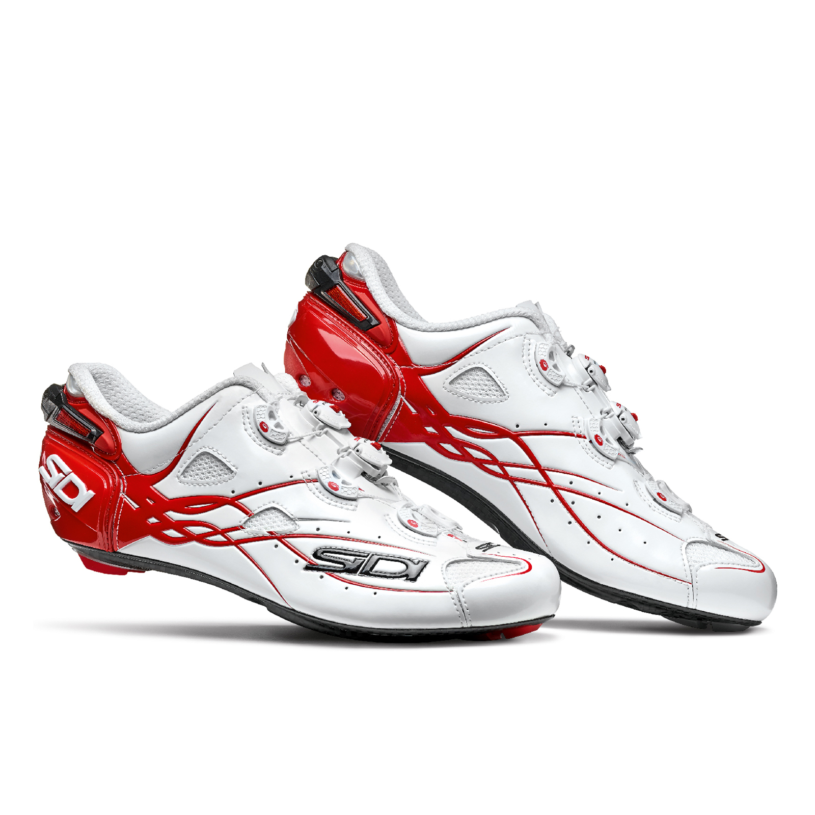 sidi white cycling shoes