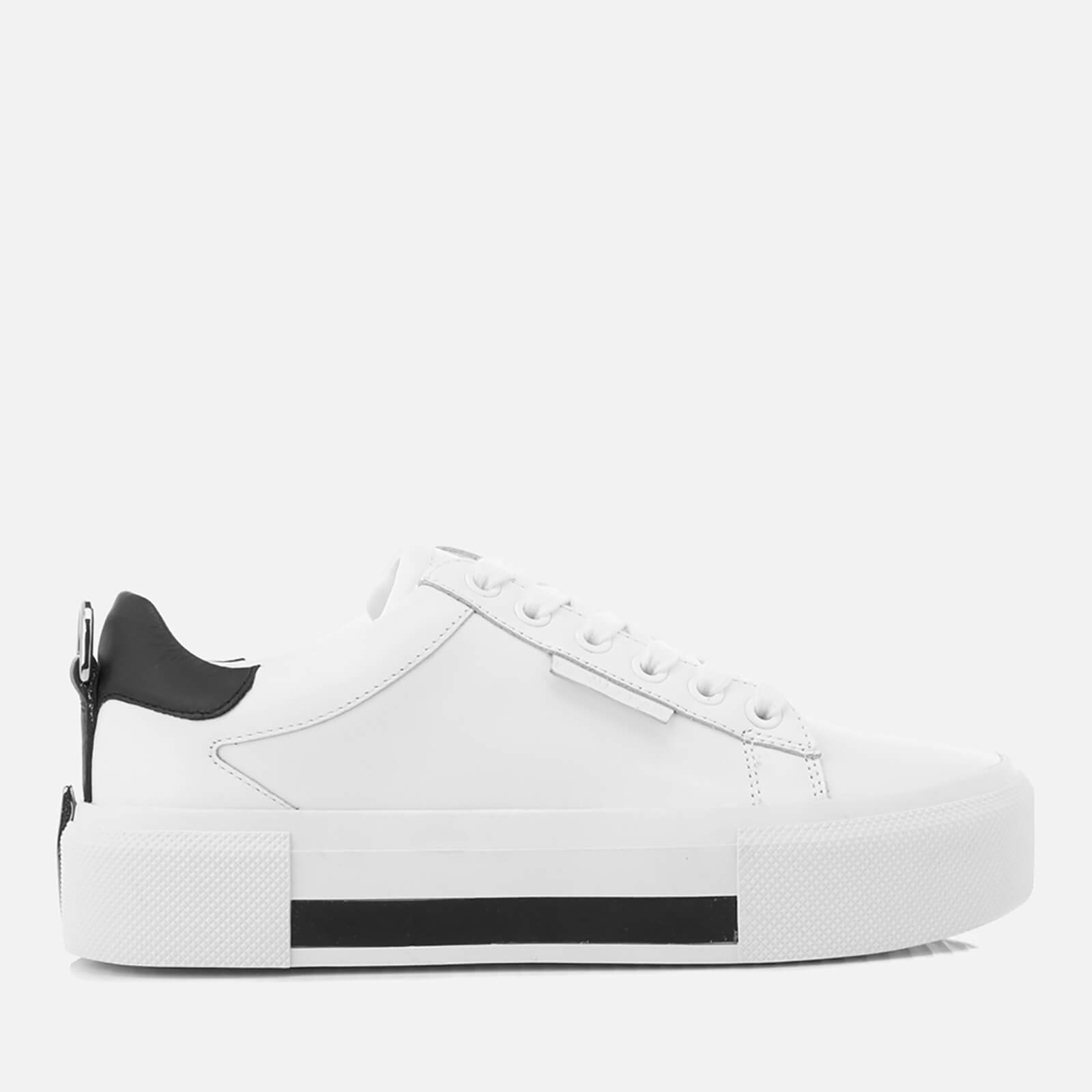 Kendall + Kylie Women's Tyler Leather Flatform Trainers Kendall + Kylie Tyler Womens Platform Womens Trainers