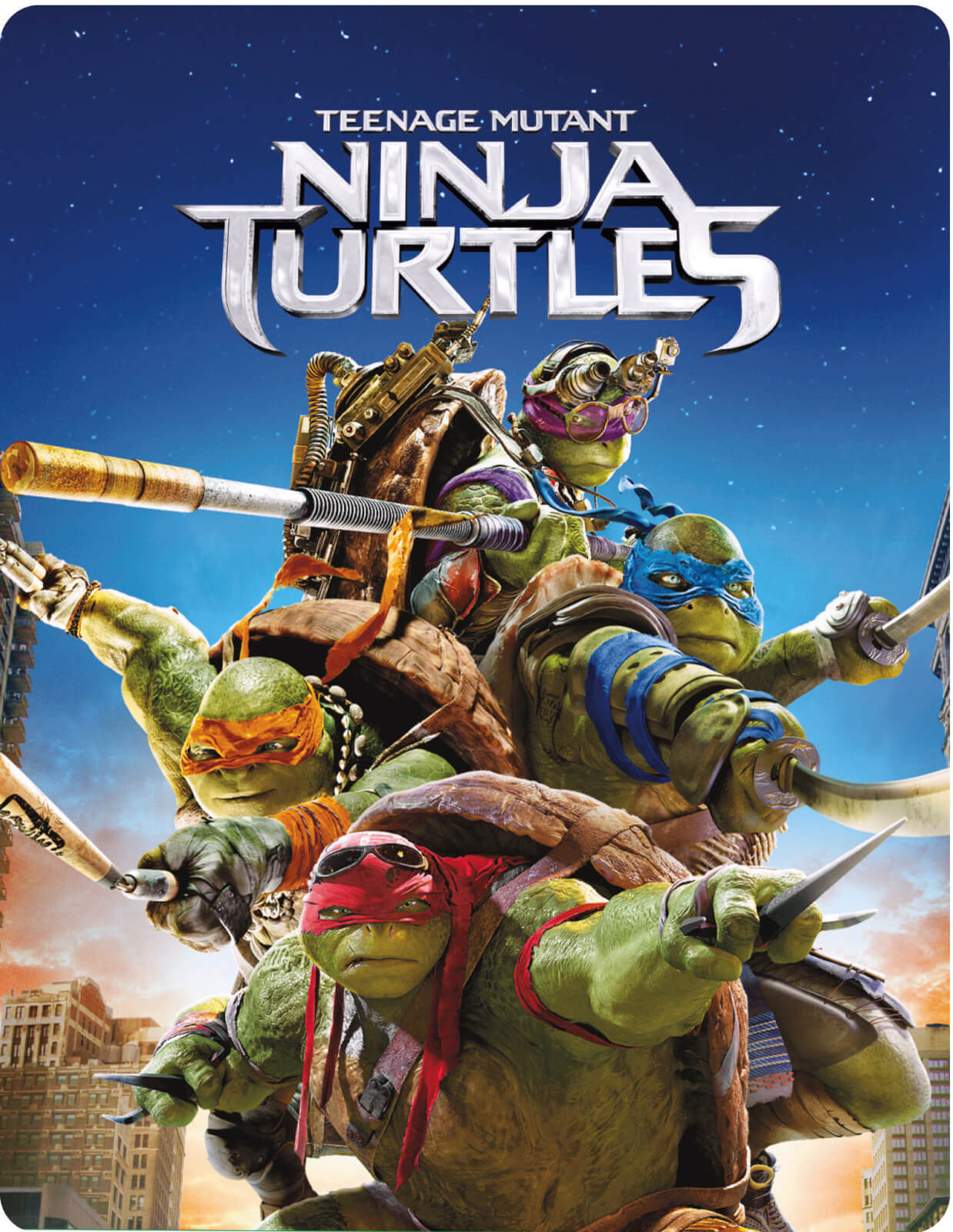 Teenage Mutant Ninja Turtles Limited Edition Steelbook Blu Ray