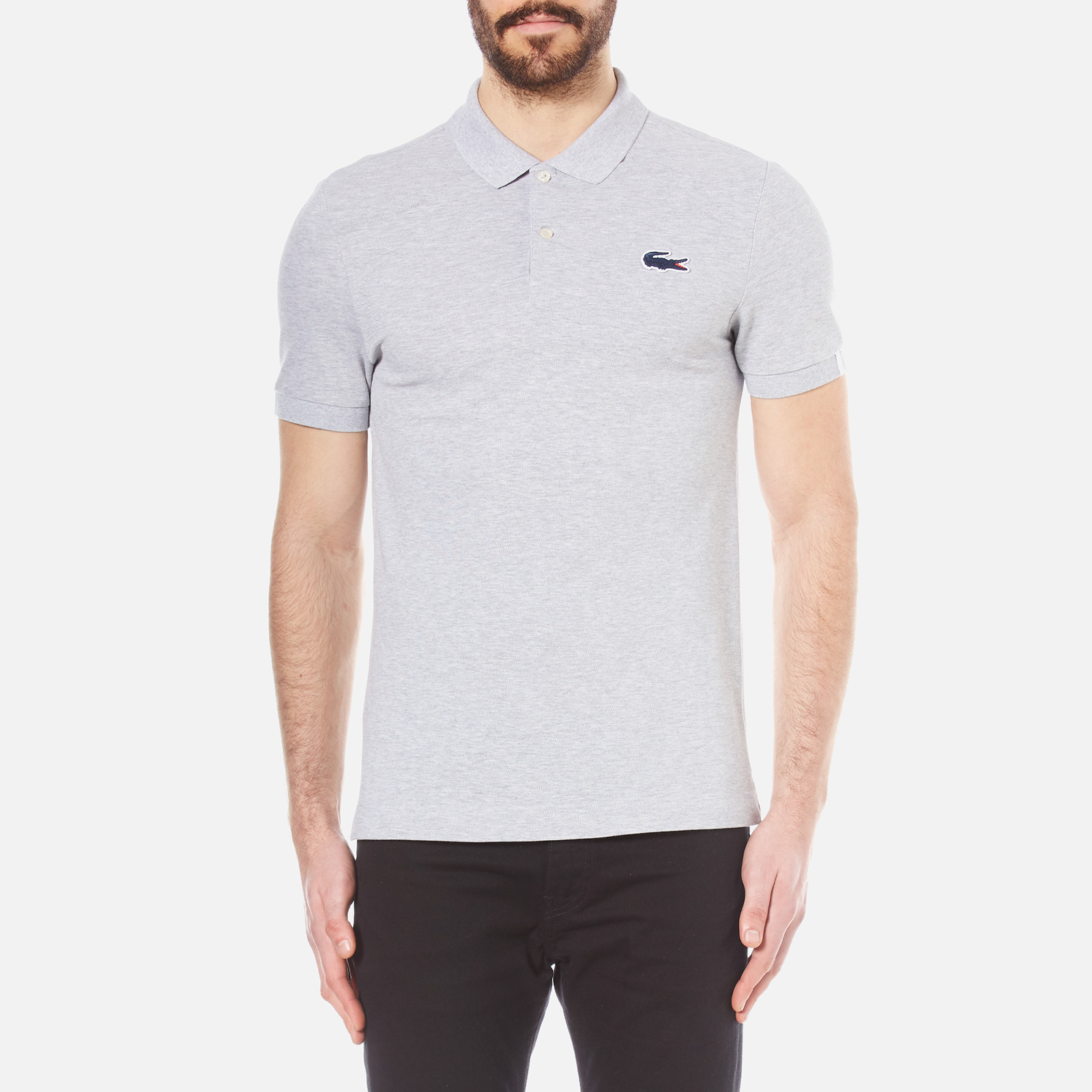 lacoste live polo with large crocodile