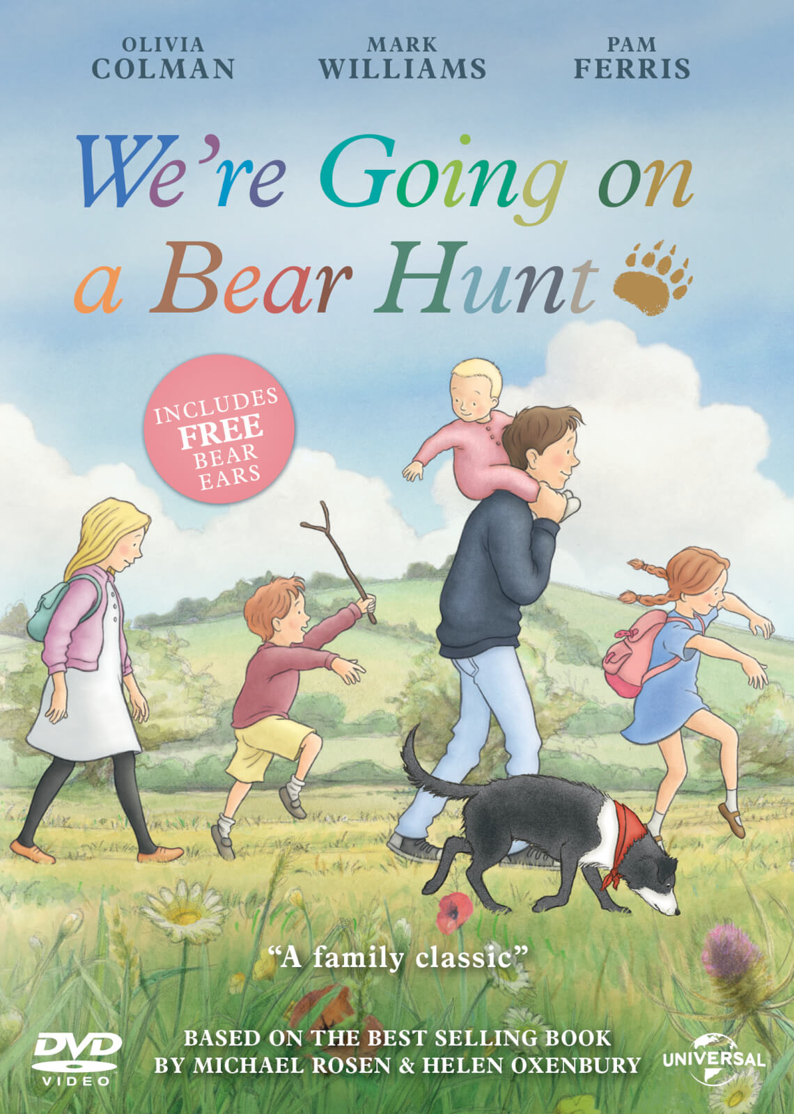 We're Going on a Bear Hunt (Includes Free Bear Ears) DVD Zavvi