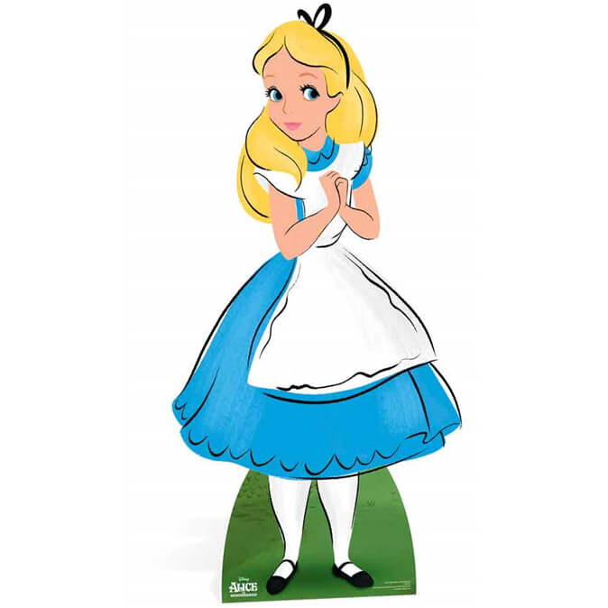 Disney Alice In Wonderland Classic Alice Life Size Cut Out