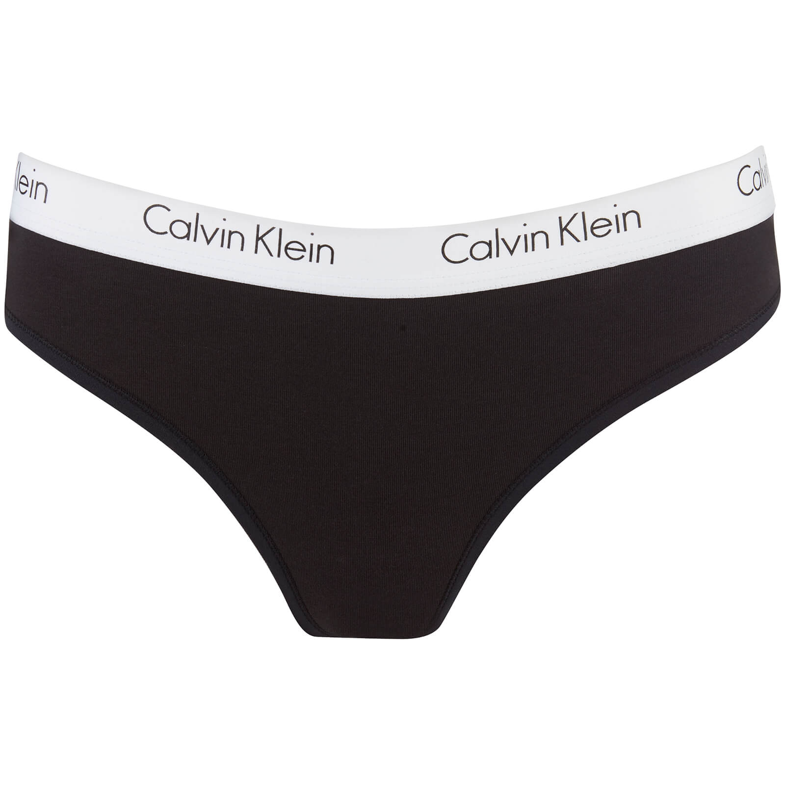 Calvin Klein Women S Ck One Logo Thong Black