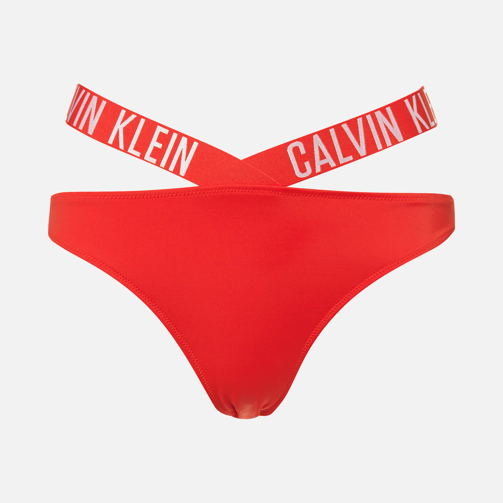red calvin klein bikini bottoms
