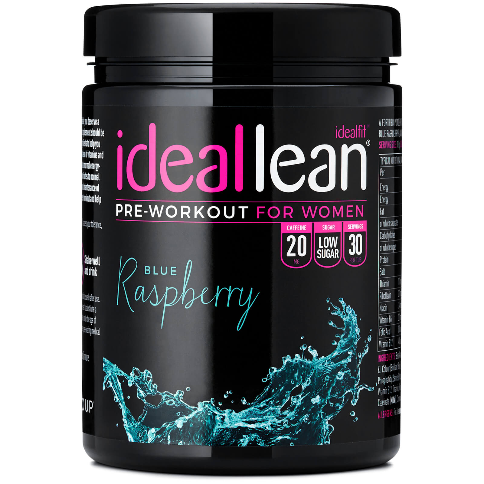 PreWorkout Blue Raspberry Flavour IdealFit