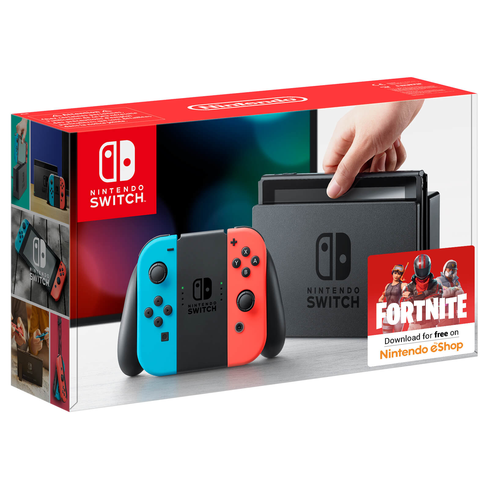 Nintendo Switch With Neon Blue Neon Red Joy Con Controllers Nintendo Official Uk Store