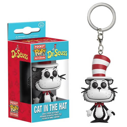 Dr Seuss Cat In The Hat Pocket Pop Key Chain Pop In A Box Us